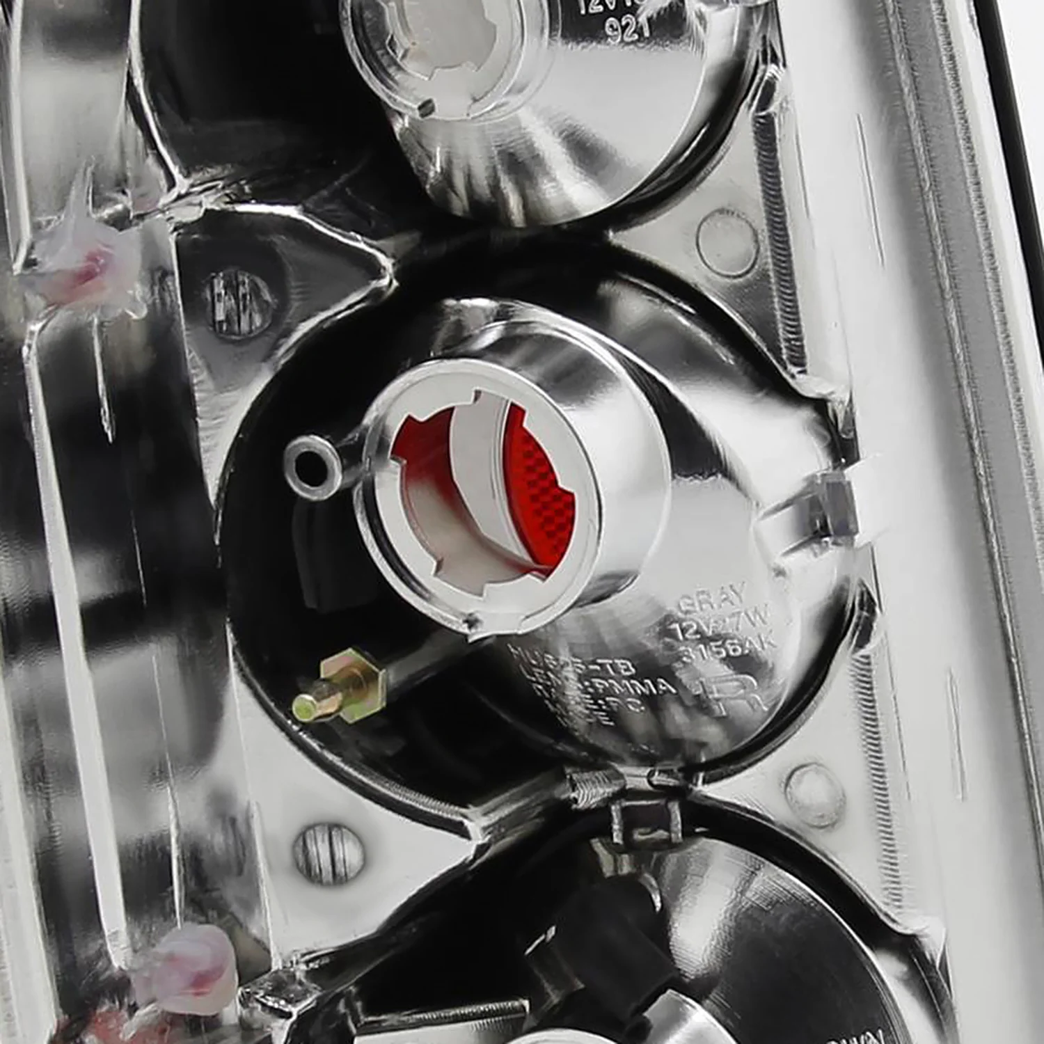 2005-2014 Nissan Frontier/ 2009-2012 Suzuki Equator Tail Lights Chrome/Clear - Image 7