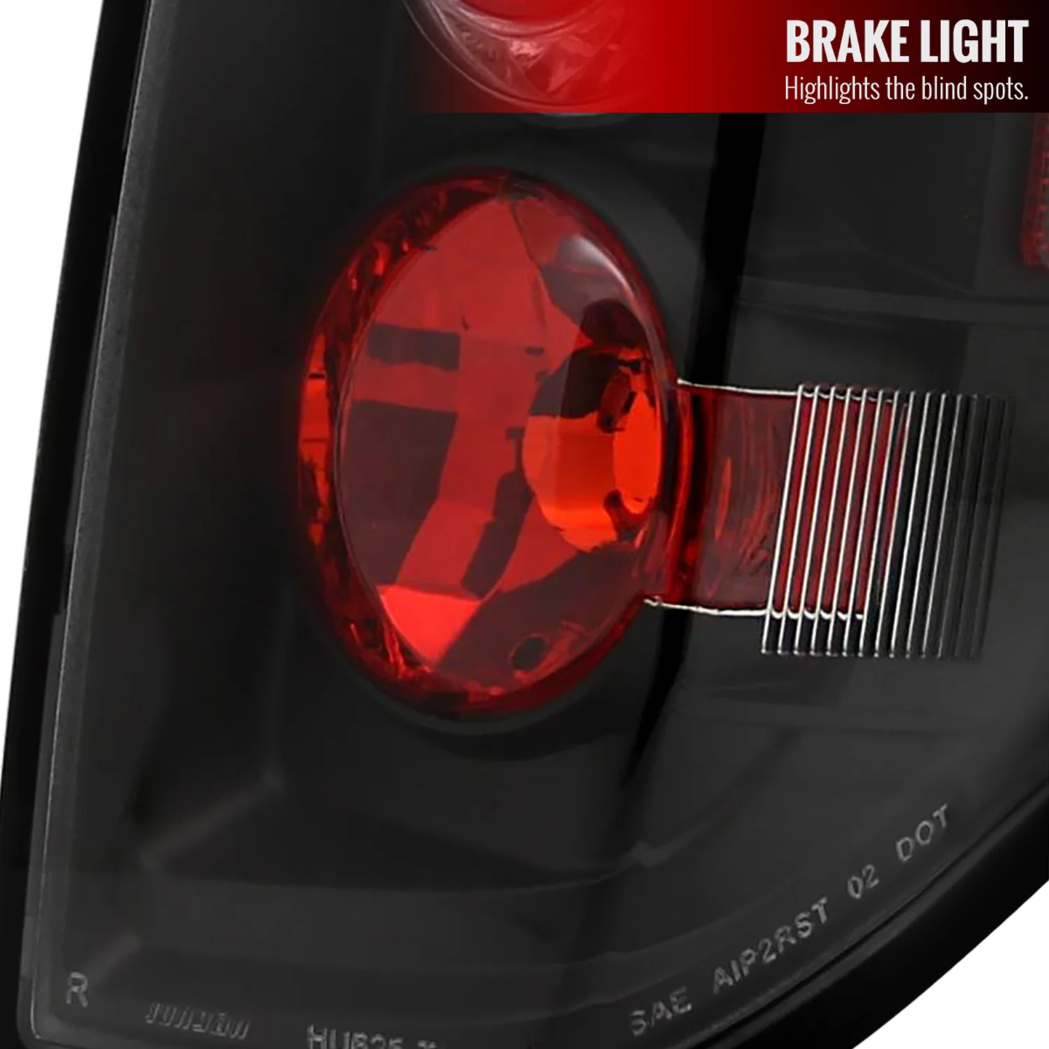 2005-2014 Nissan Frontier/ 2009-2012 Suzuki Equator Tail Lights Matt Black/Clear - Image 4