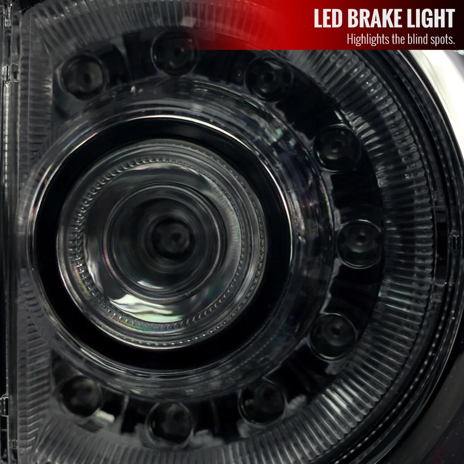 2005-2015 Toyota Tacoma LED Tail Lights Chrome Housing/Smoke Lens - Image 3