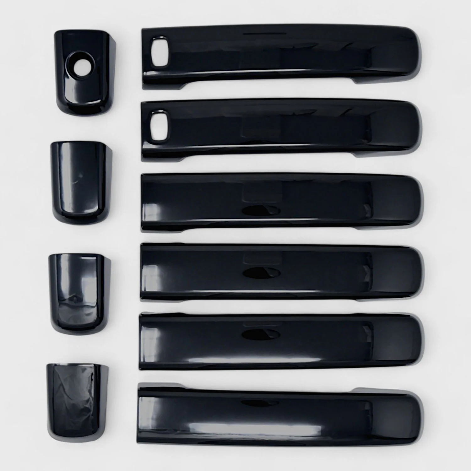 2005-2025 Nissan Frontier Door Handle Cover 4DR ABS Plastic Gloss Black 10 Pcs