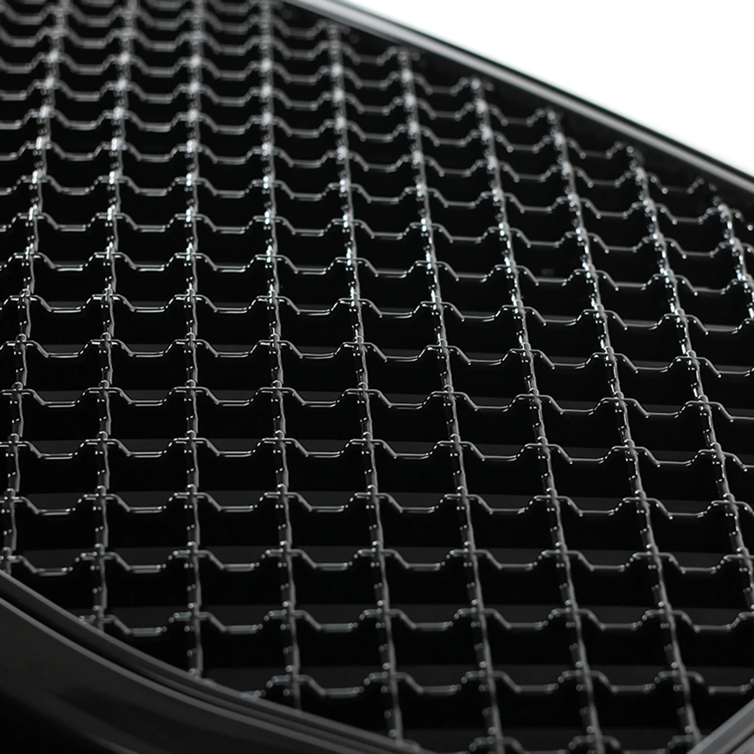 2006-2008 Dodge RAM Glossy Black ABS Mesh Grille - Image 6