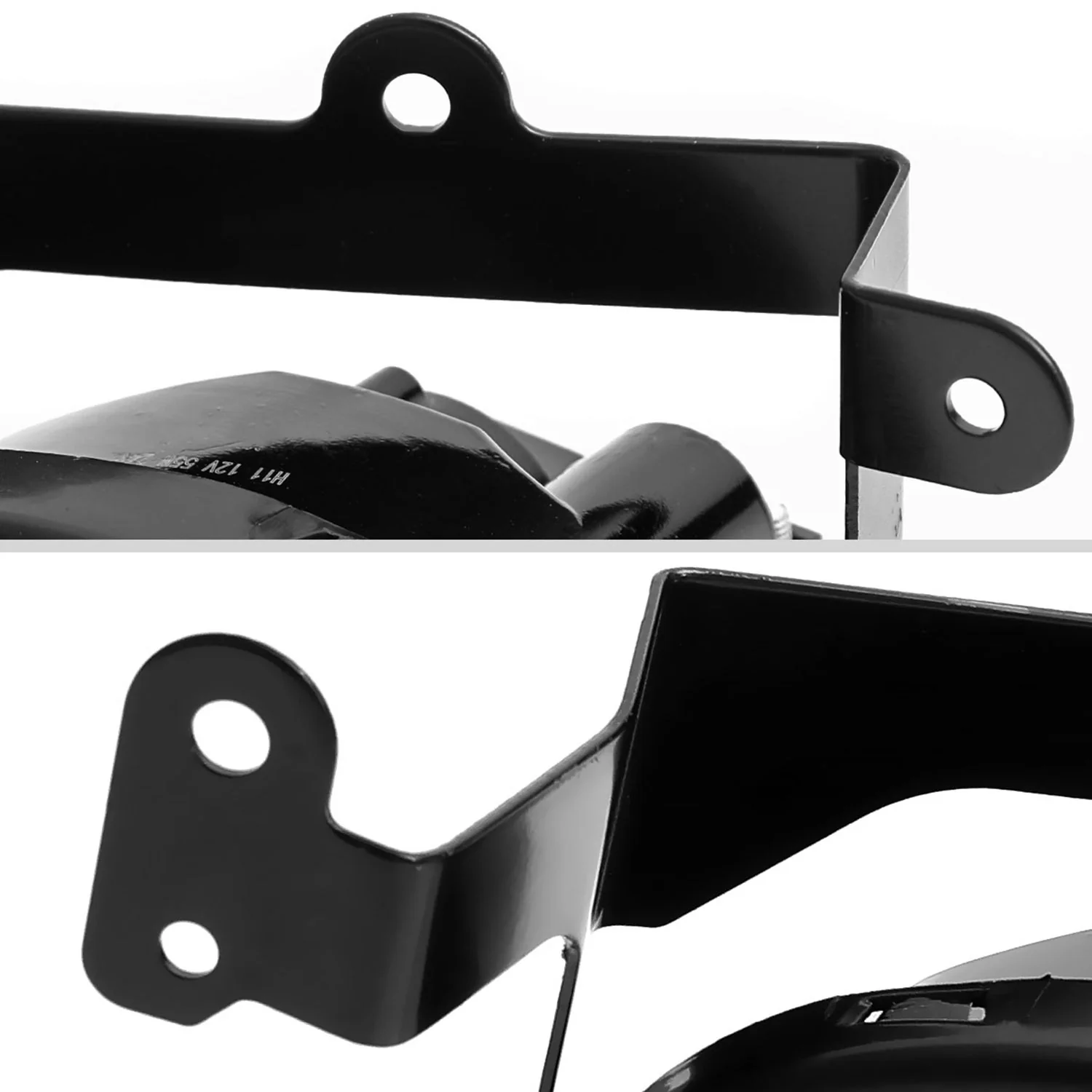 2006-2008 Honda Civic Coupe H11 Fog Lights Kit Chrome Housing/Smoke Lens - Image 5
