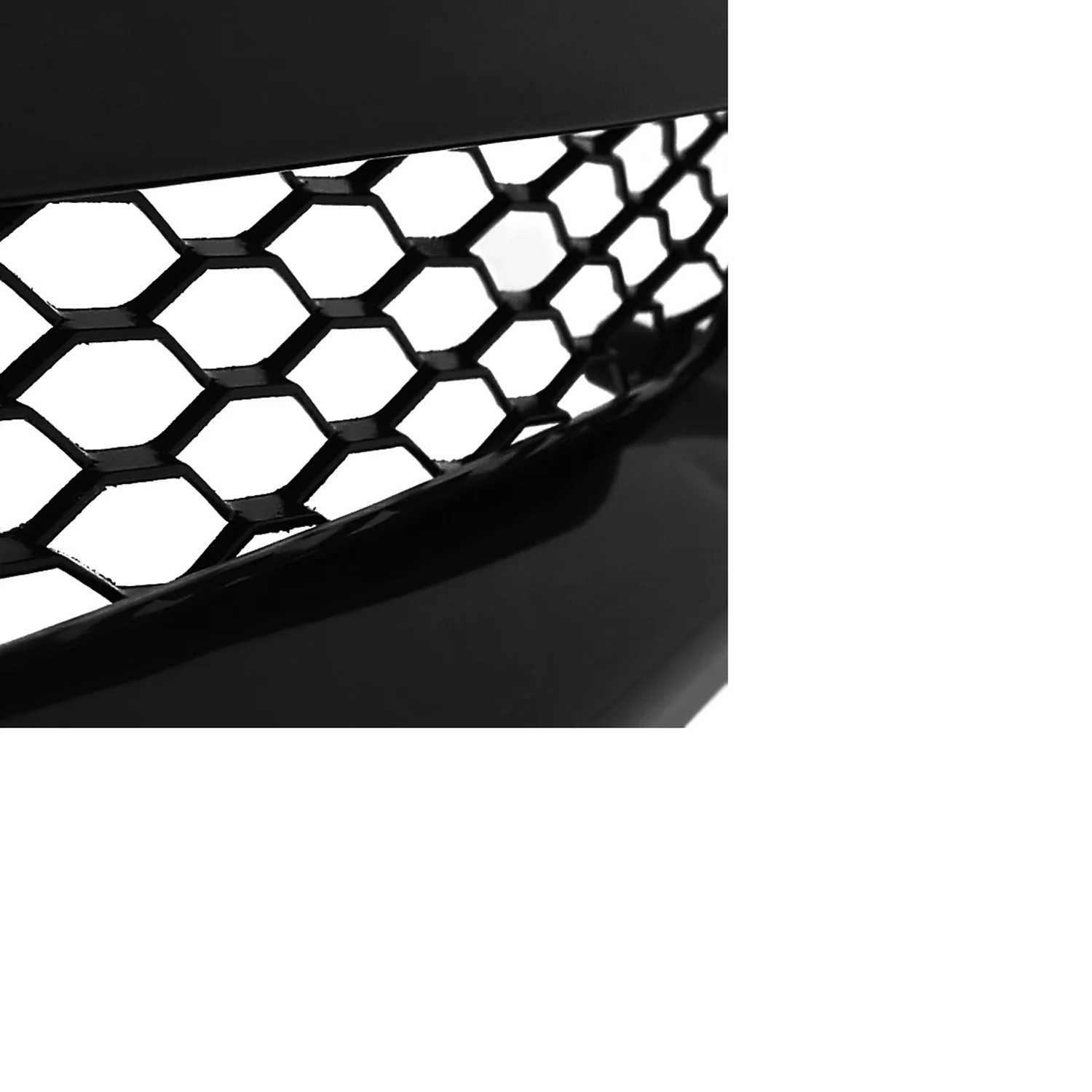 2006-2008 Honda Civic Coupe Si TR Style Black ABS Mesh Grille - Image 3