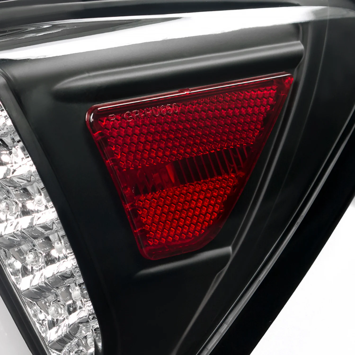 2006-2008 Lexus IS250/IS350 LED Tail and Trunk Lights Matte Black/Clear Lens - Image 5