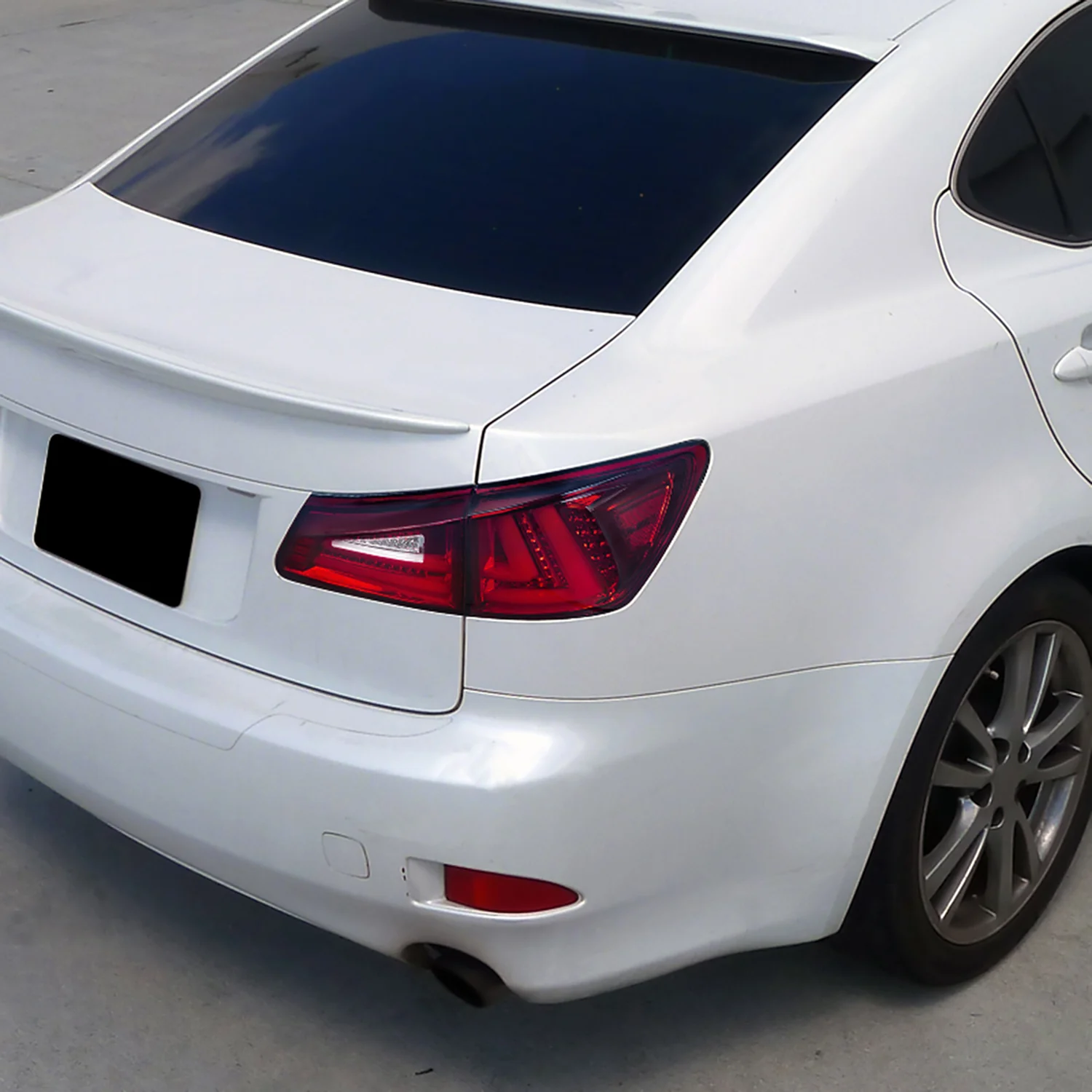 2006-2008 Lexus IS250/IS350 LED Tail Lights & Trunk Lights Chrome/Red Lens - Image 10