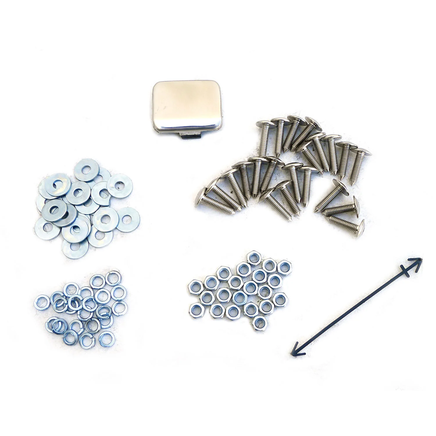 2006-2008 Mercedes Benz W164 ML350 Front & Rear Chrome S.Steel Skid Plate Kit - Image 8
