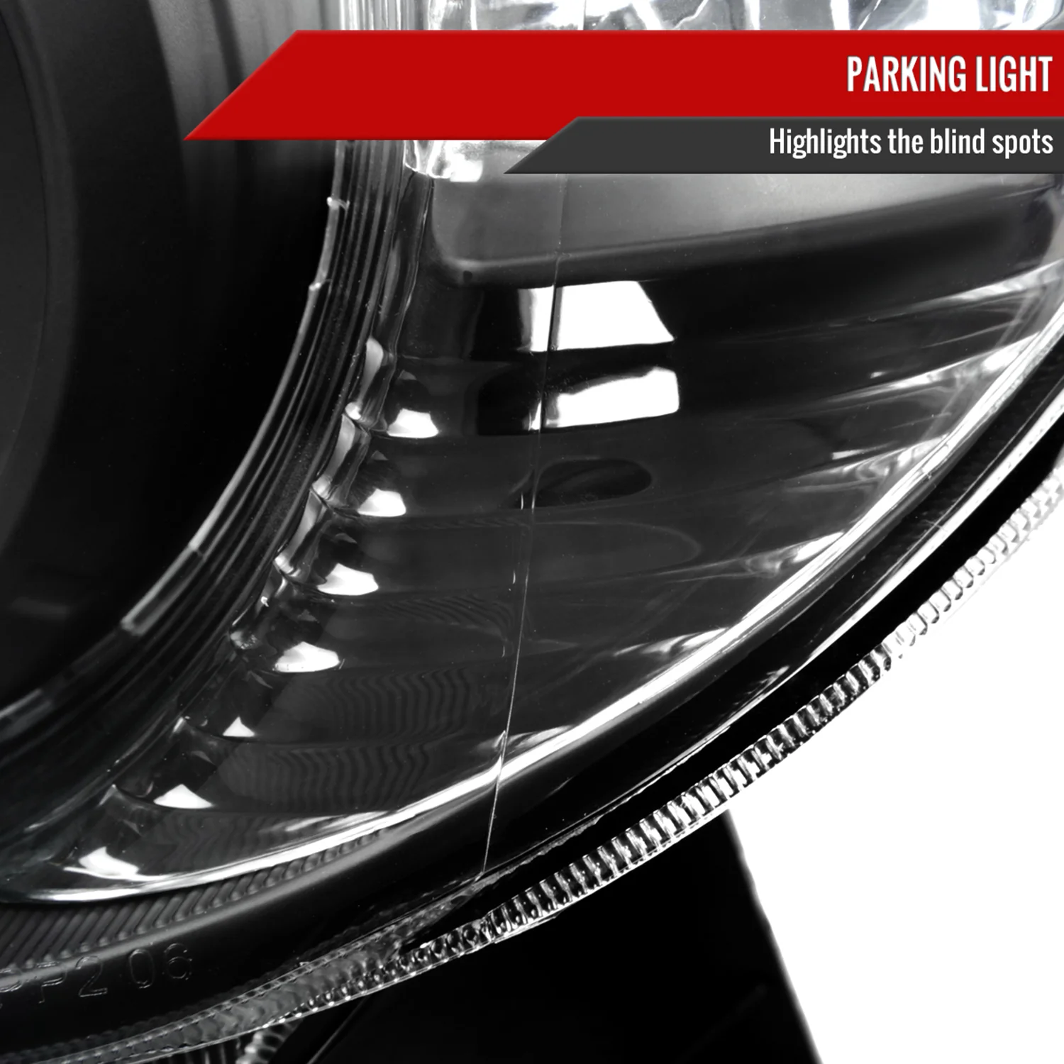 2006-2009 Toyota 4Runner SR5 Limited Projector Headlights Matt Black/Clear - Image 6