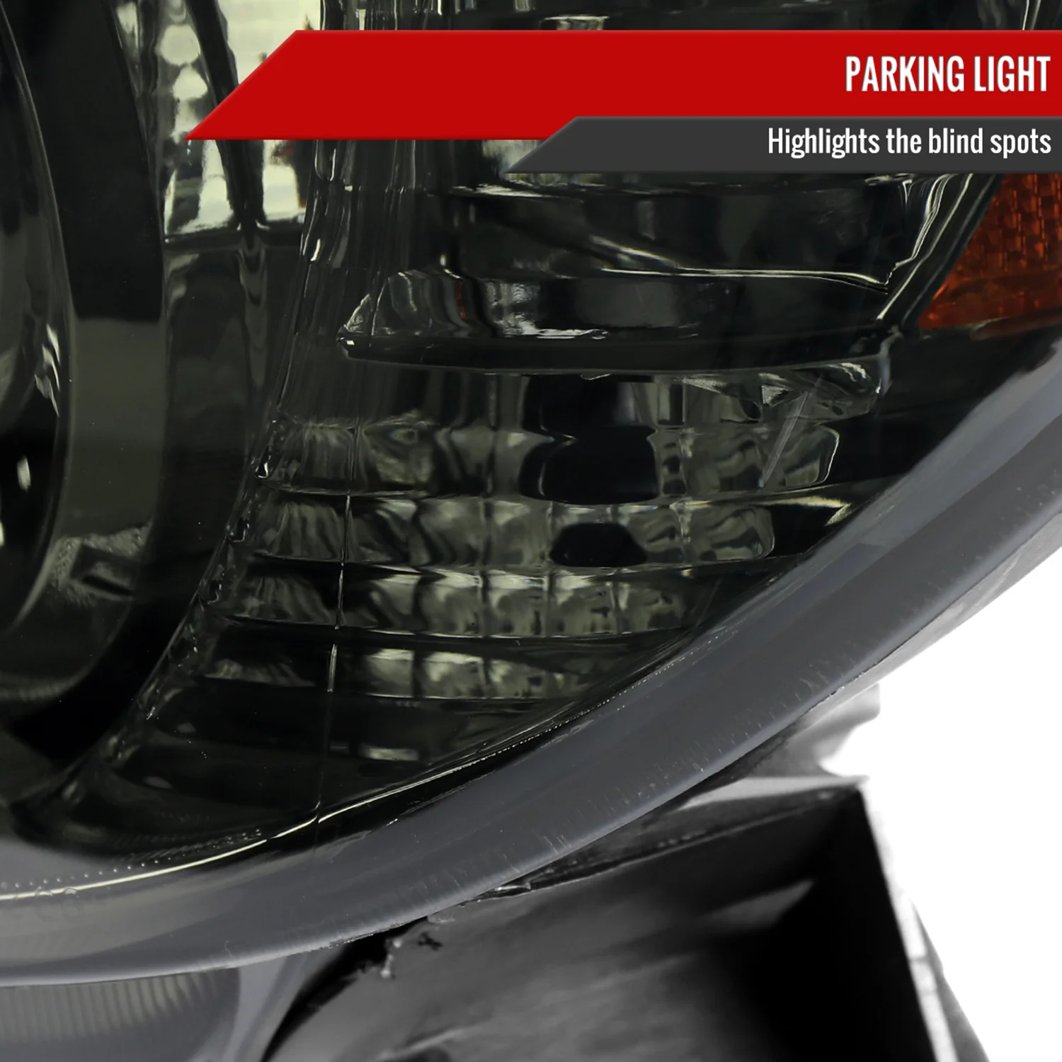 2006-2009 Toyota 4Runner SR5 Limited Projector Style Headlights Chrome/Smoke - Image 6