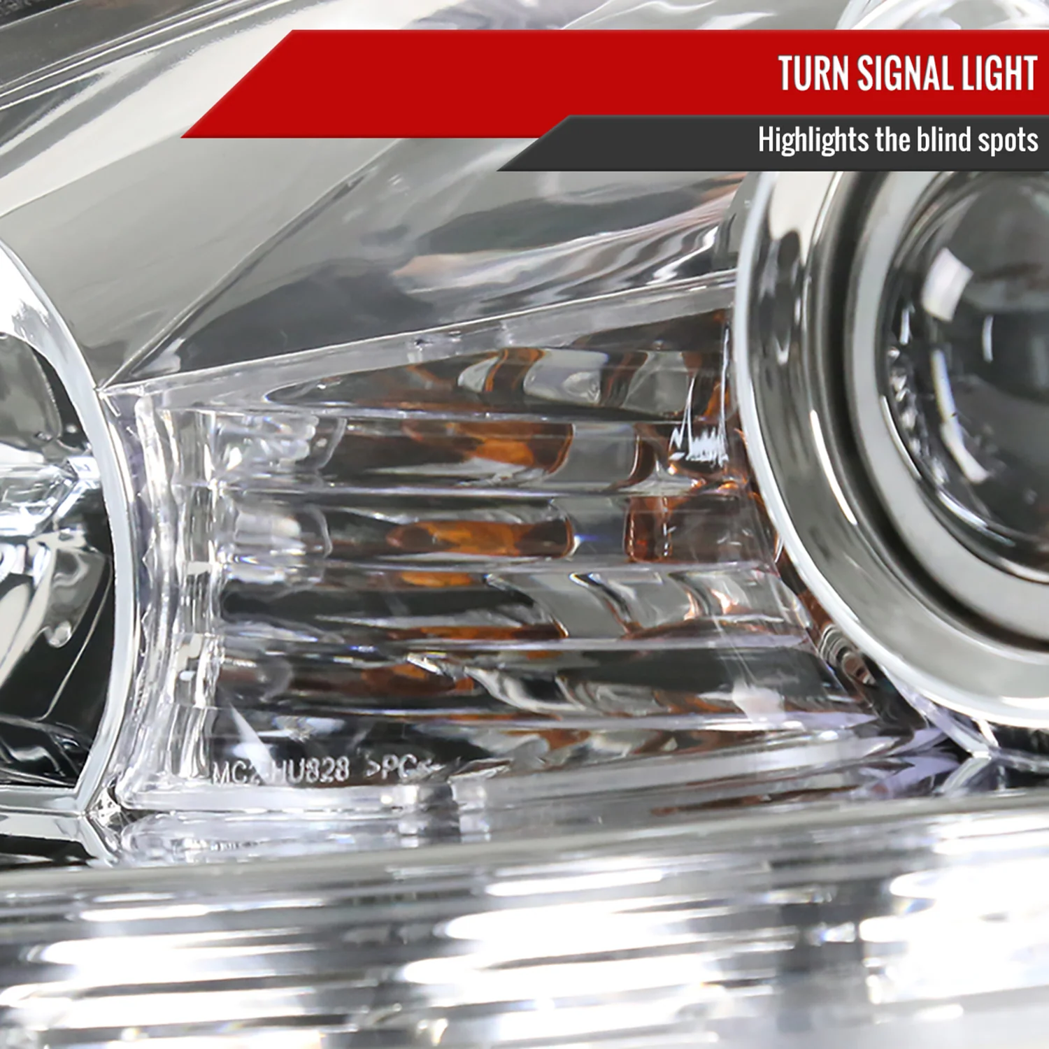 2006-2010 Lexus IS250/IS350 SMD LED Light Strip Projector Headlights Chrome - Image 5