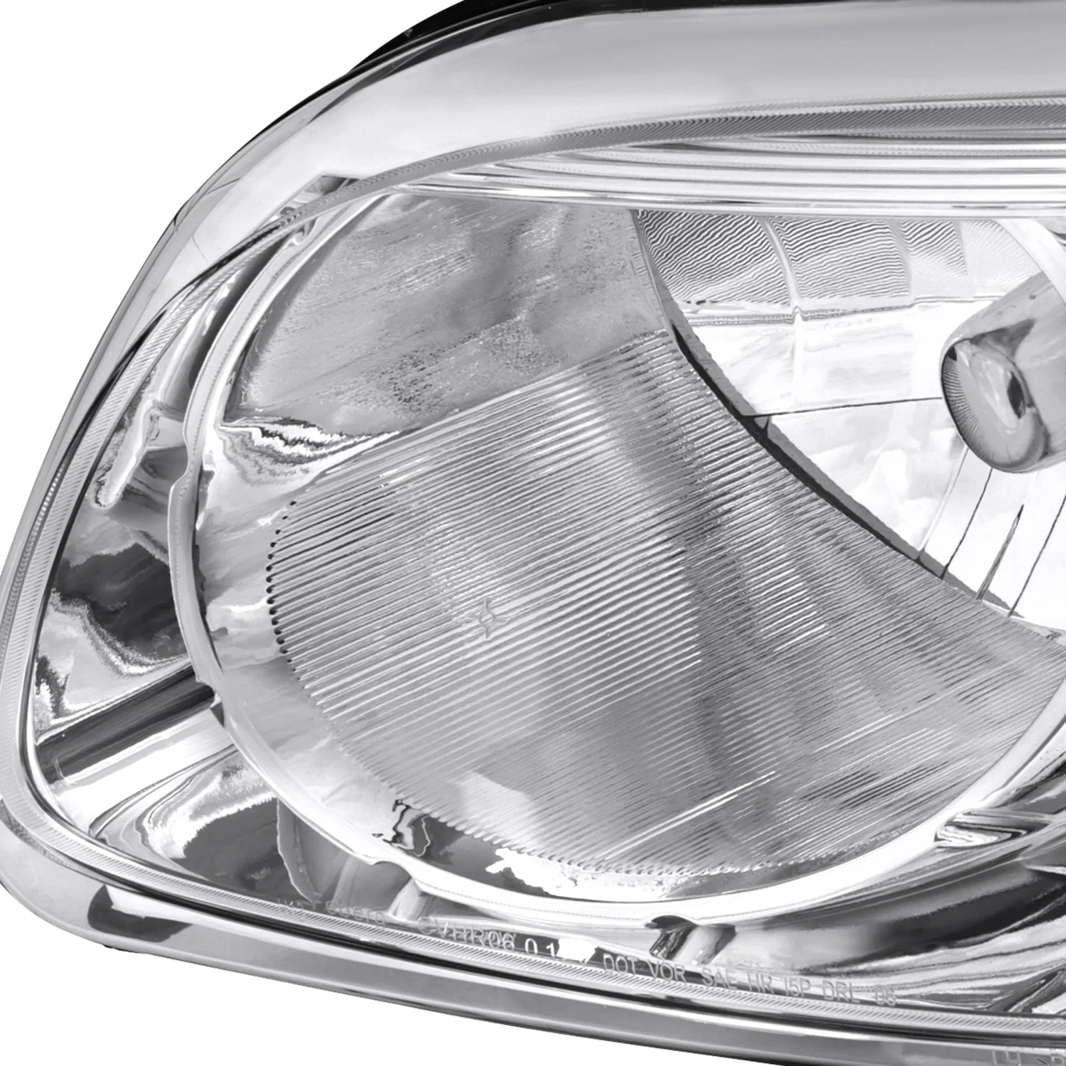 2006-2011 Chevrolet HHR Factory Style Headlights Chrome Housing/Clear Lens - Image 6
