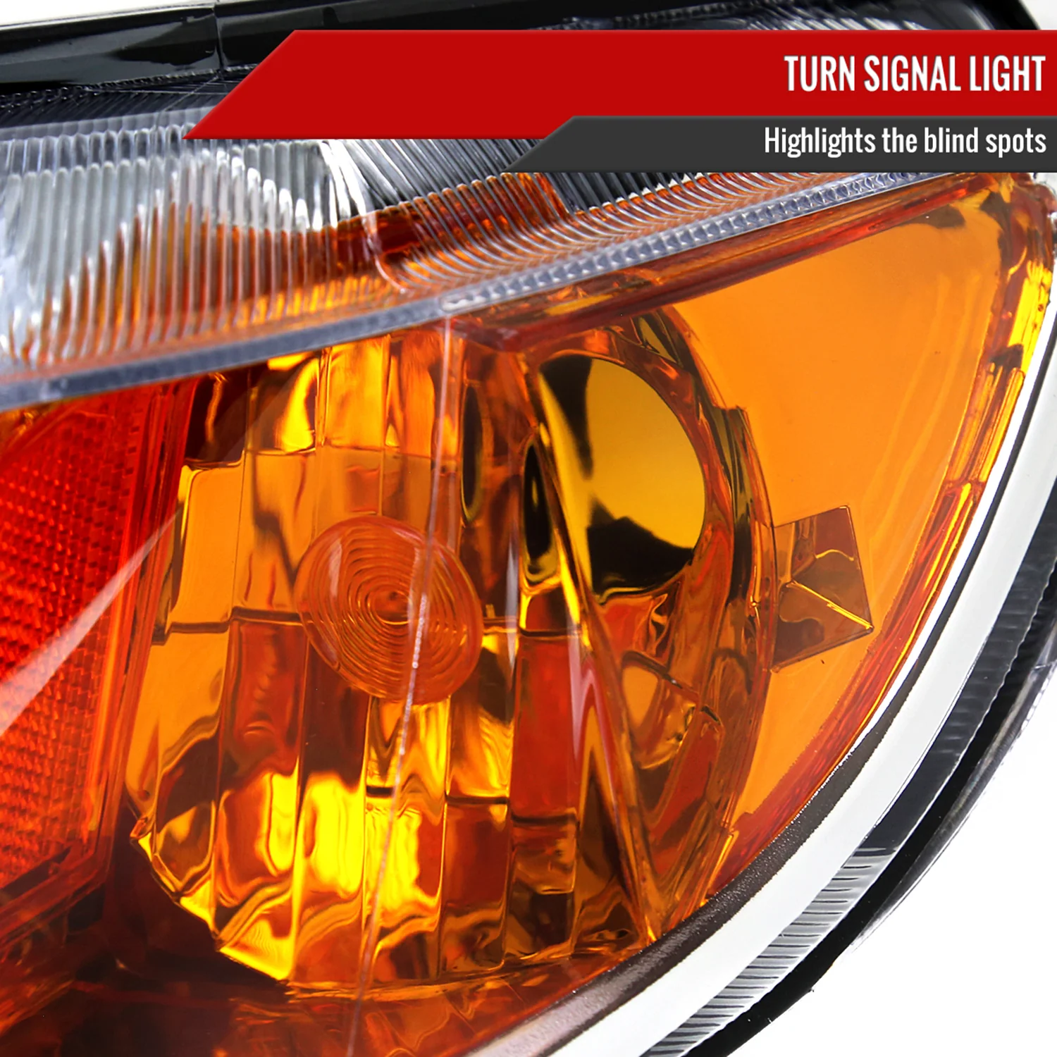 2006-2011 Honda Civic Sedan Factory Style Headlights Chrome/Clear Lens - Image 5