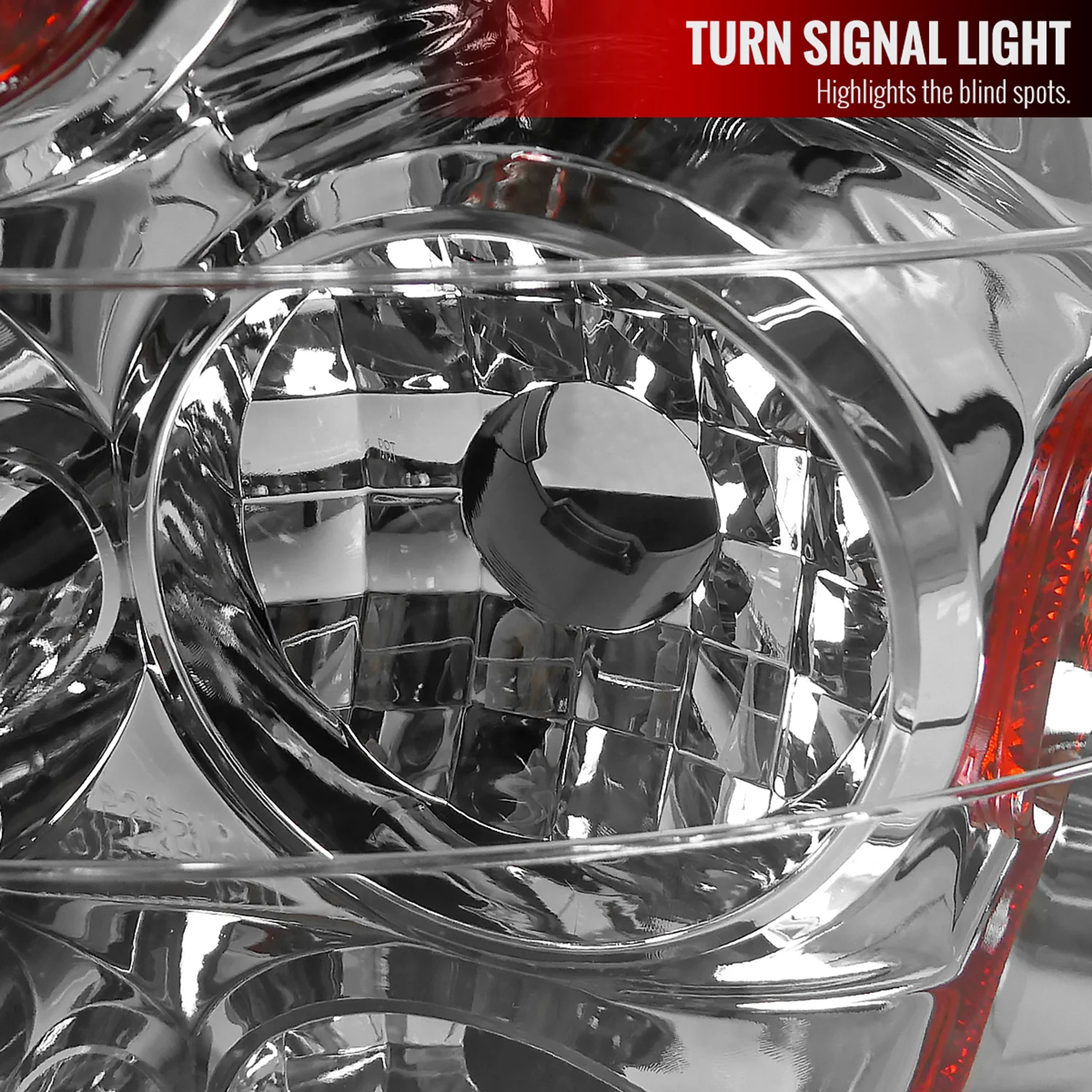 2006-2011 Honda Civic Sedan Tail Lights Chrome Housing/Clear Lens - Image 3