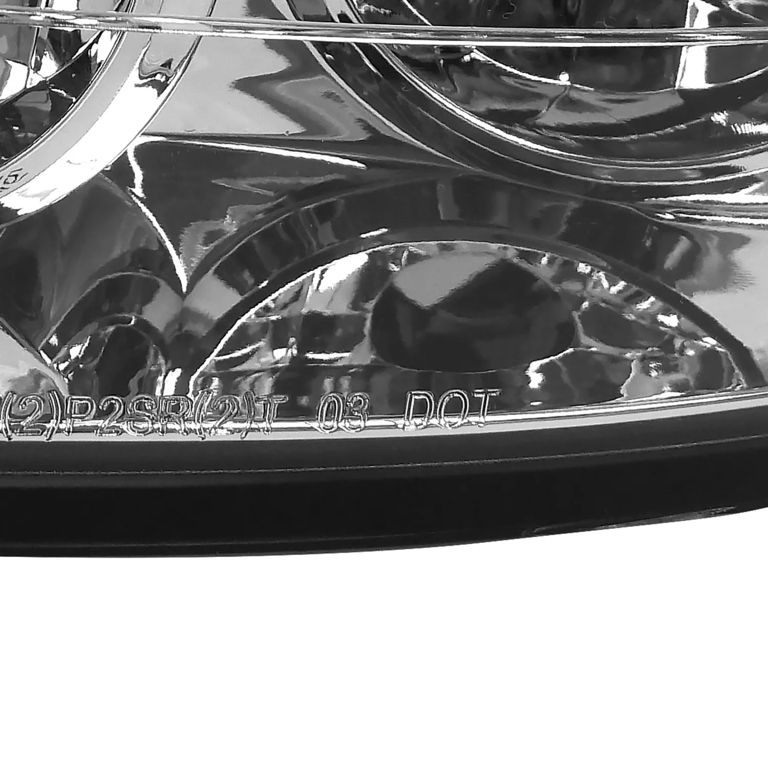 2006-2011 Honda Civic Sedan Tail Lights Chrome Housing/Clear Lens - Image 7