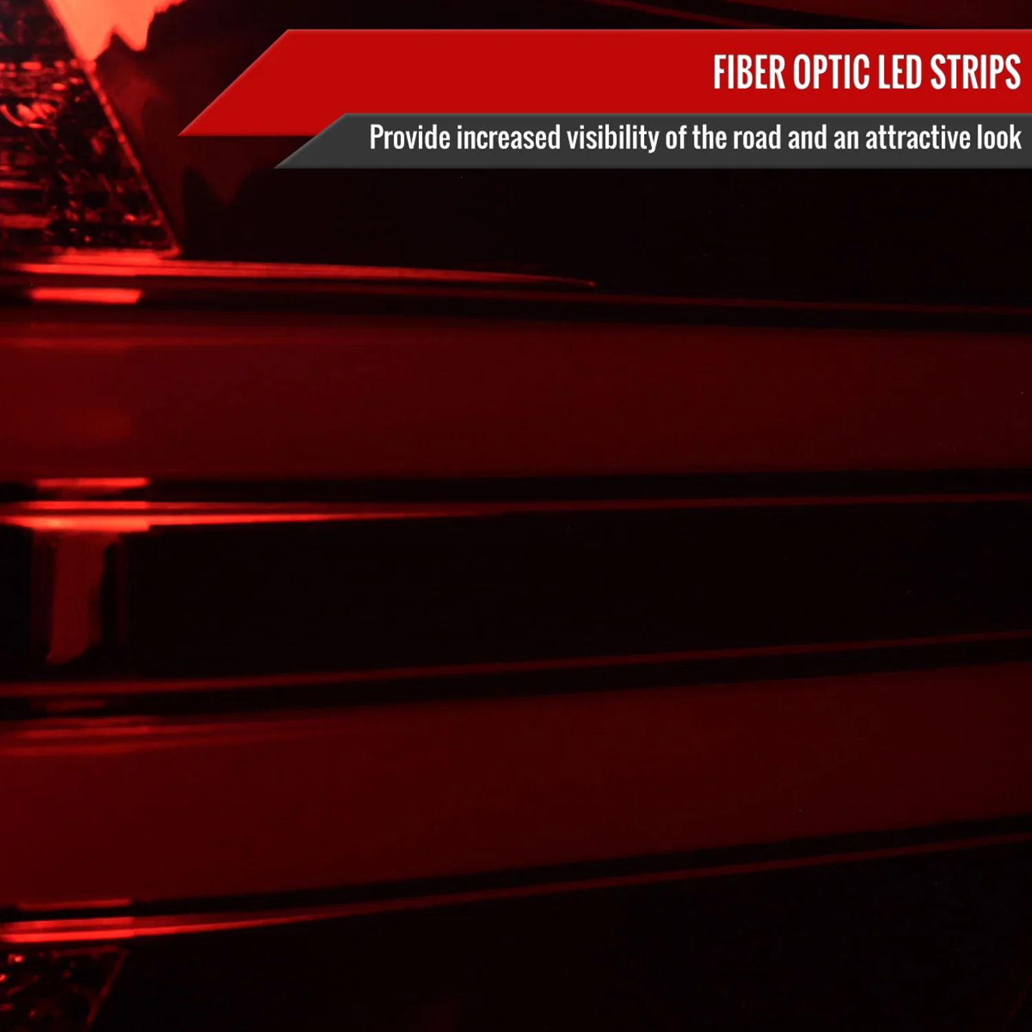 2006-2011 Mercedes Benz W164 ML Class LED Tail Lights Chrome/Red Smoke Lens - Image 4