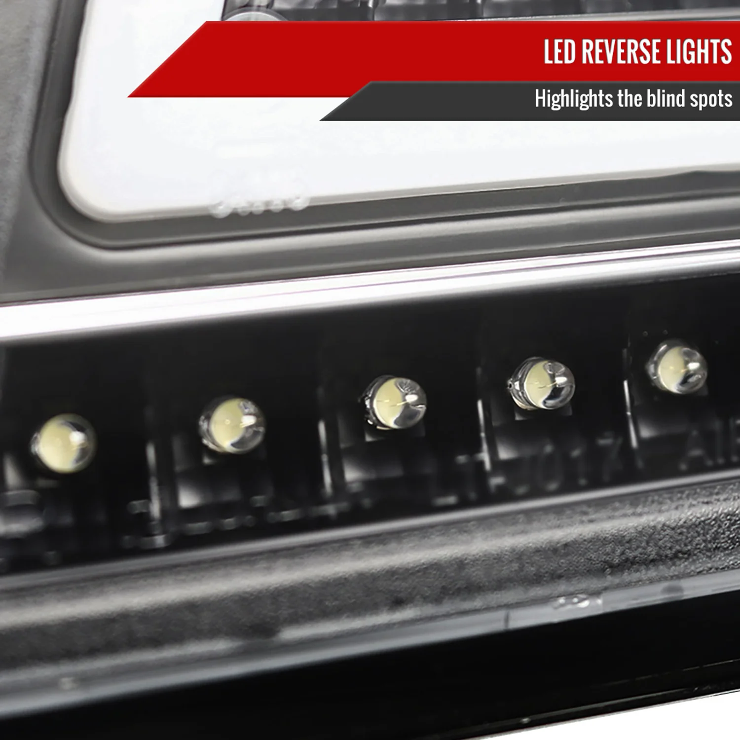 2006-2011 Mercedes Benz W164 ML Class LED Tail Lights Matte Black/Clear Lens - Image 5