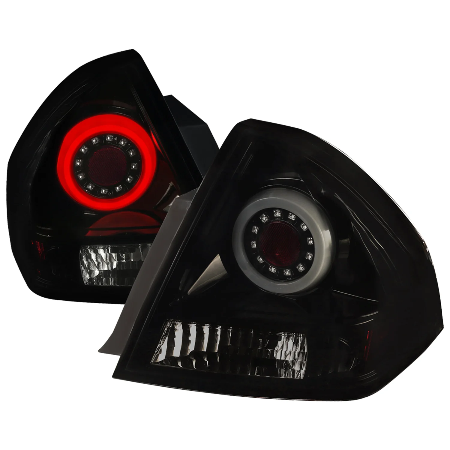 2006-2013 Chevy Impala/14-2016 Impala Limited LED Tail Lights Glossy Black/Smoke