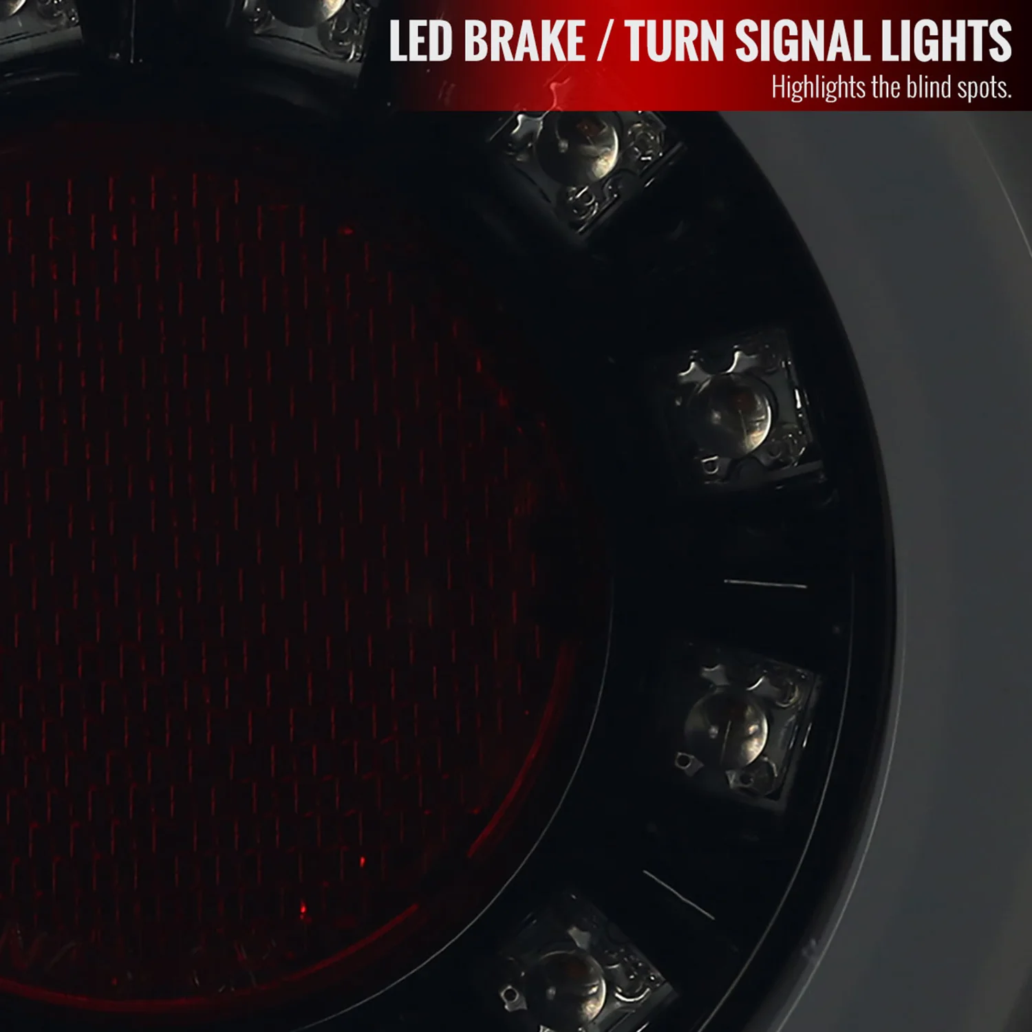 2006-2013 Chevy Impala/14-2016 Impala Limited LED Tail Lights Glossy Black/Smoke - Image 3