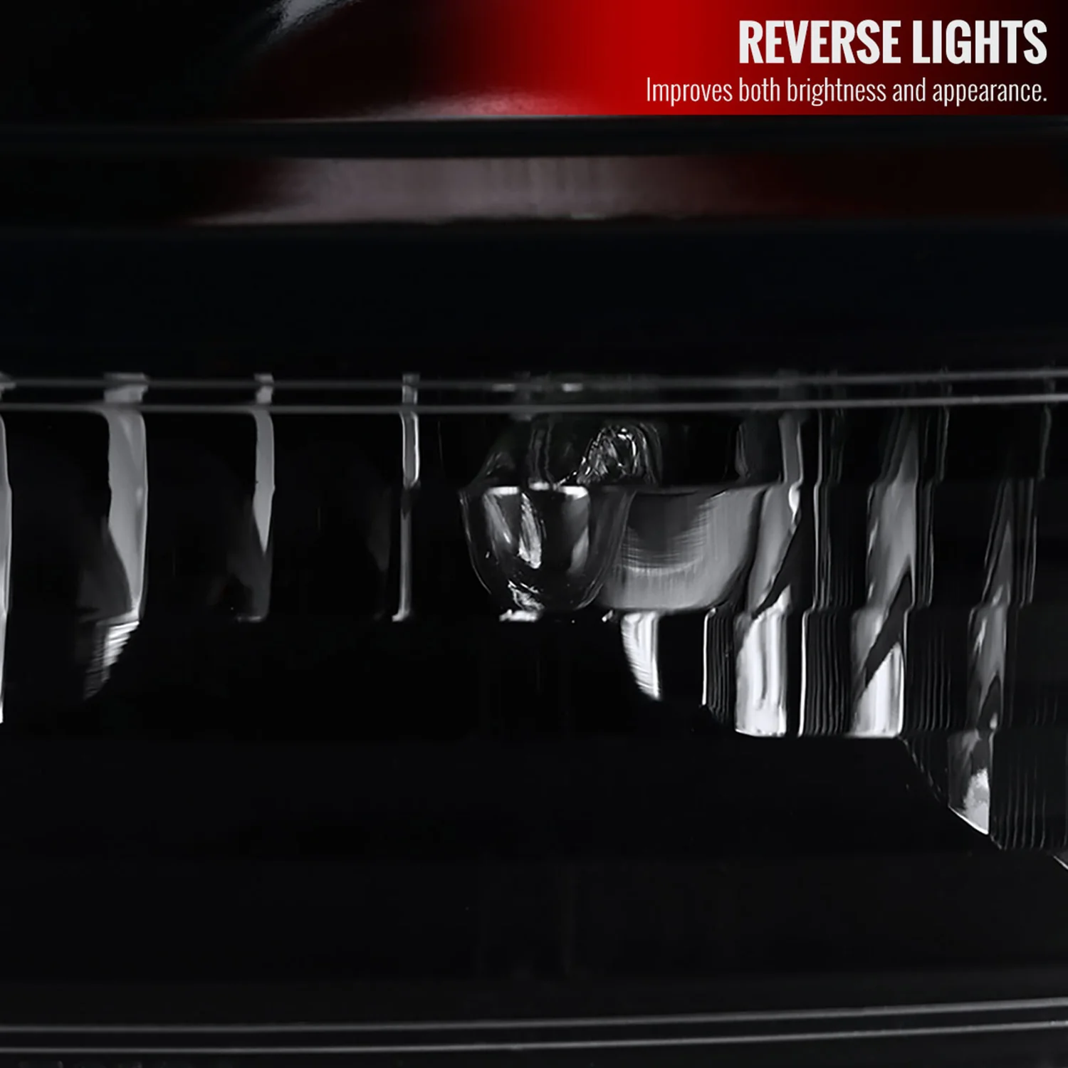 2006-2013 Chevy Impala/ 2014-2016 Impala Limited LED Tail Lights Jet Black/Clear - Image 5