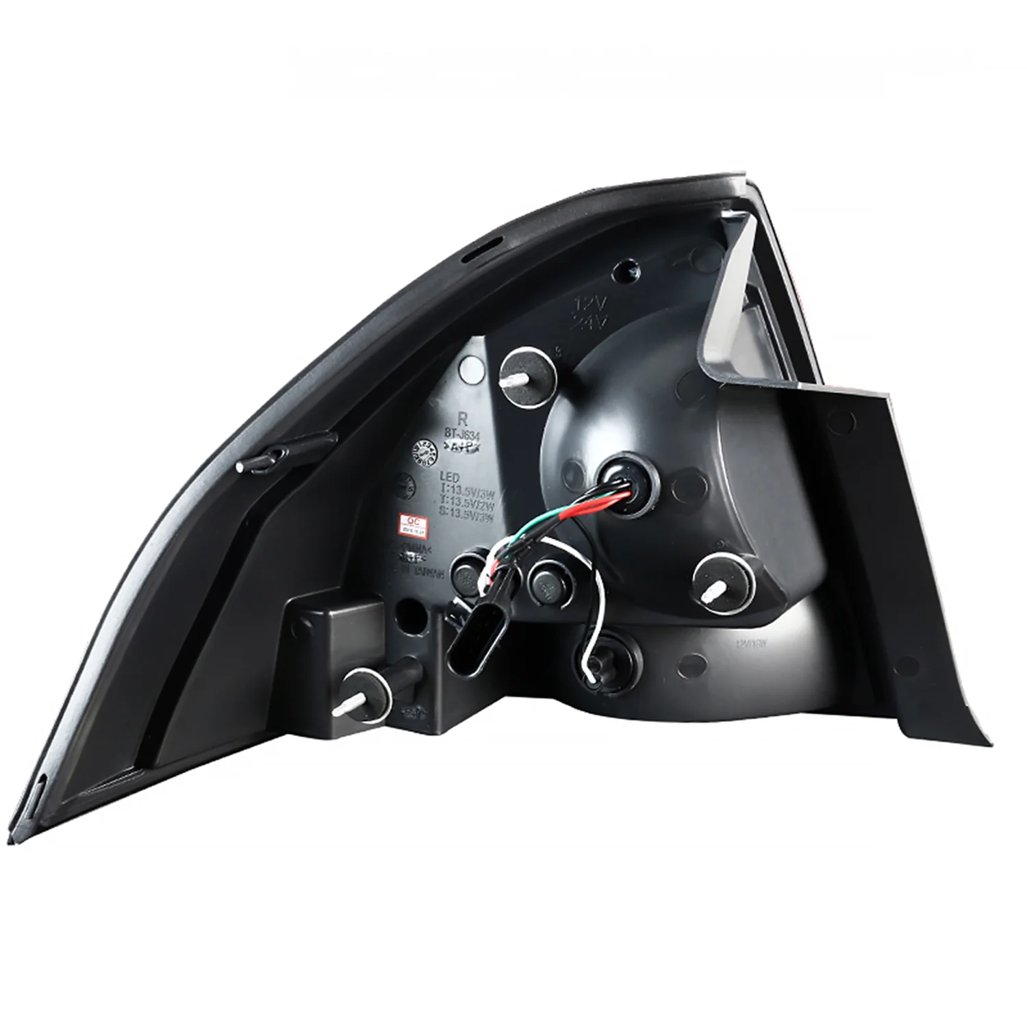 2006-2013 Chevy Impala/ 2014-2016 Impala Limited LED Tail Lights Jet Black/Clear - Image 8