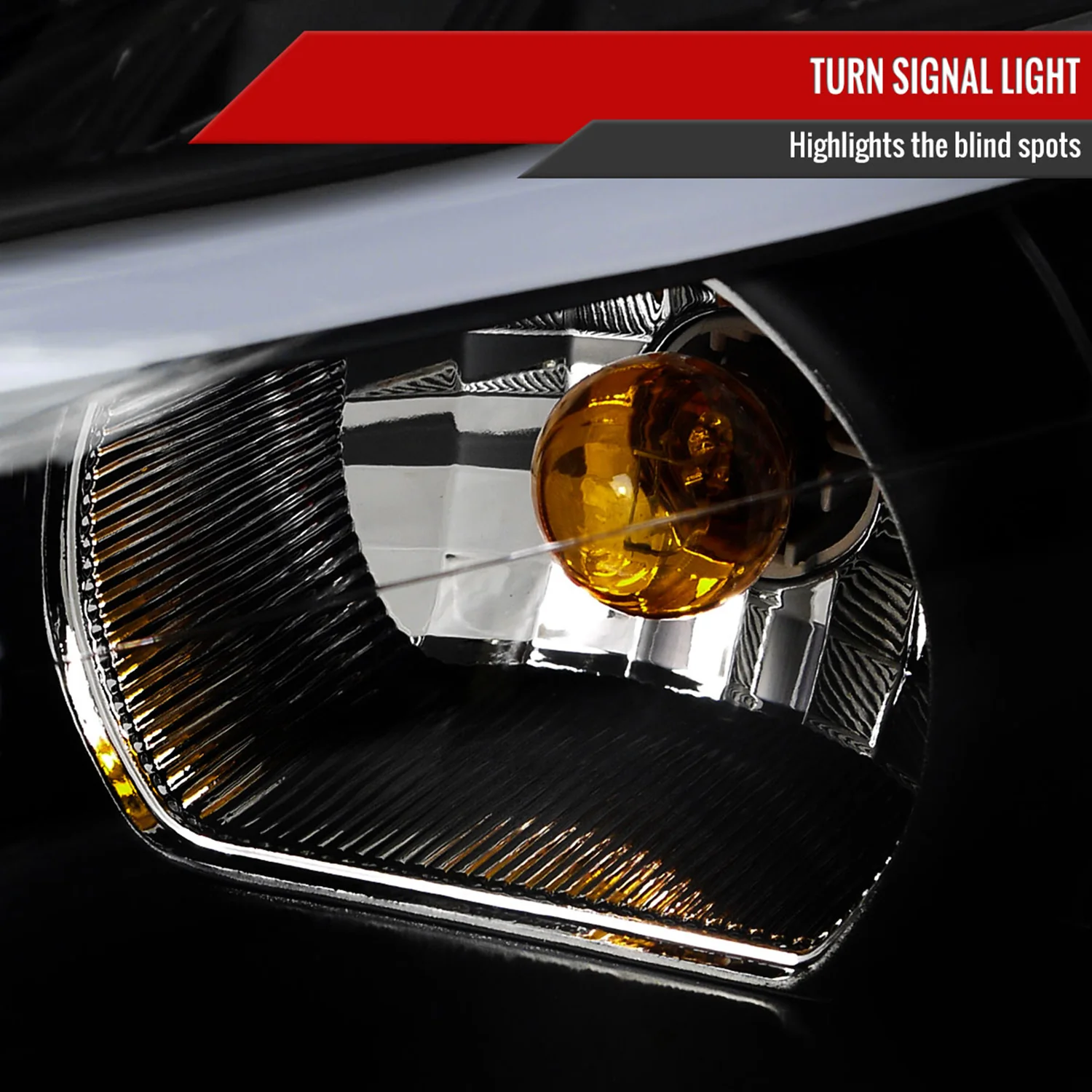 2006-2013 Chevy Impala / Impala Limited /Monte Carlo LED Bar Headlights Black - Image 5