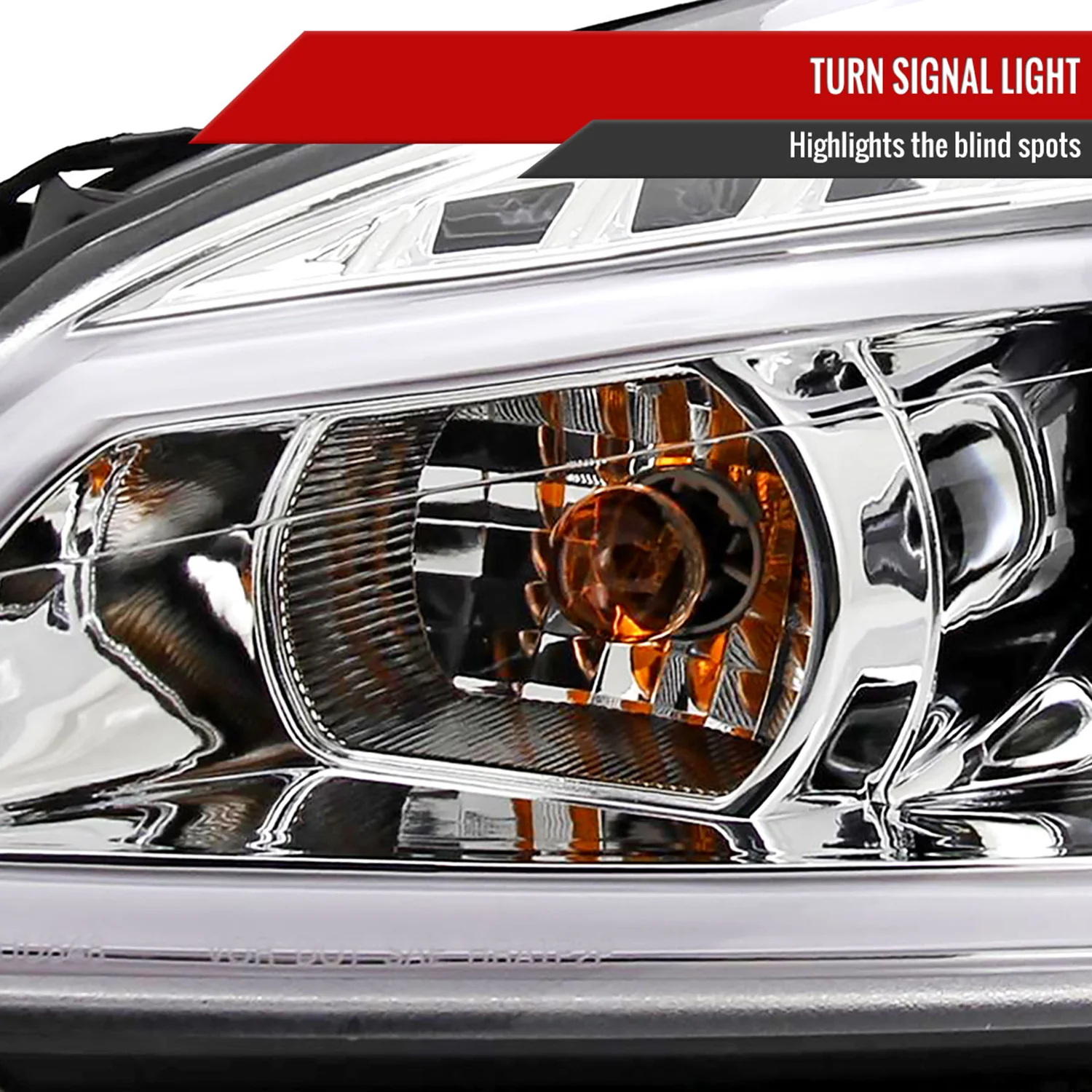 2006-2013 Chevy Impala /Impala Limited /Monte Carlo LED Bar Headlights Chrome - Image 5
