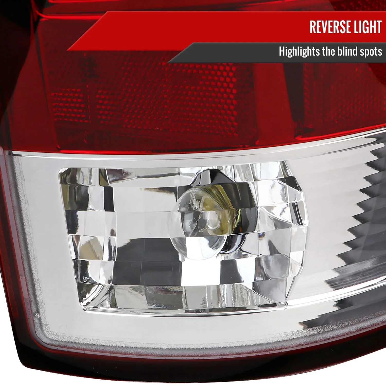 2007-2009 Dodge RAM 1500/2500/3500 LED Tail Lights Chrome/Red Clear Lens - Image 5