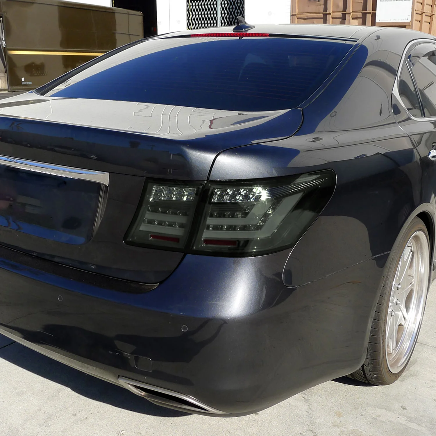 2007-2009 Lexus LS460 LED Tail Lights + Trunk Lights Chrome/Smoke Lens - Image 9
