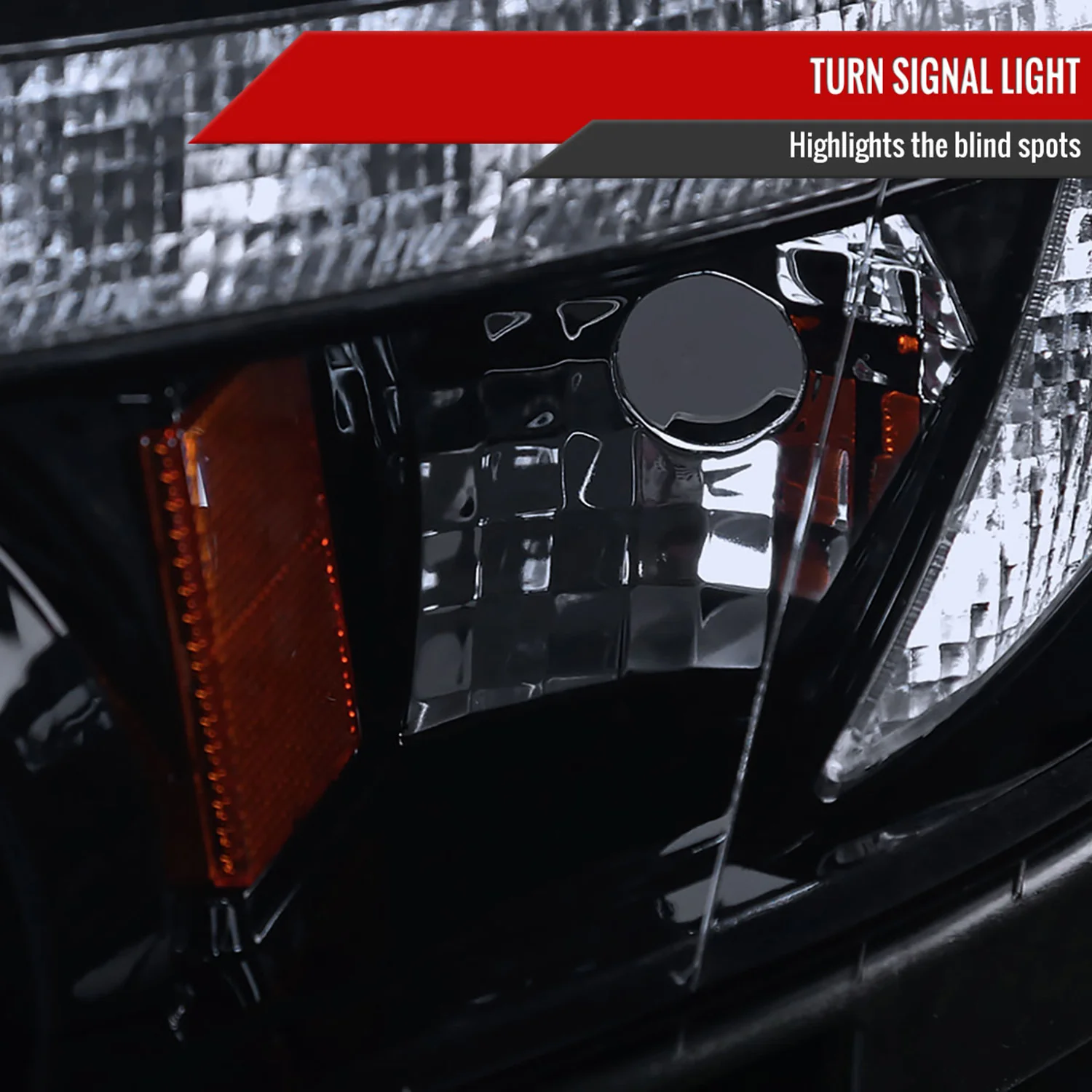 2007-2010 Ford Edge Halo Projector Headlights LED Light Glossy Black/Smoke - Image 5