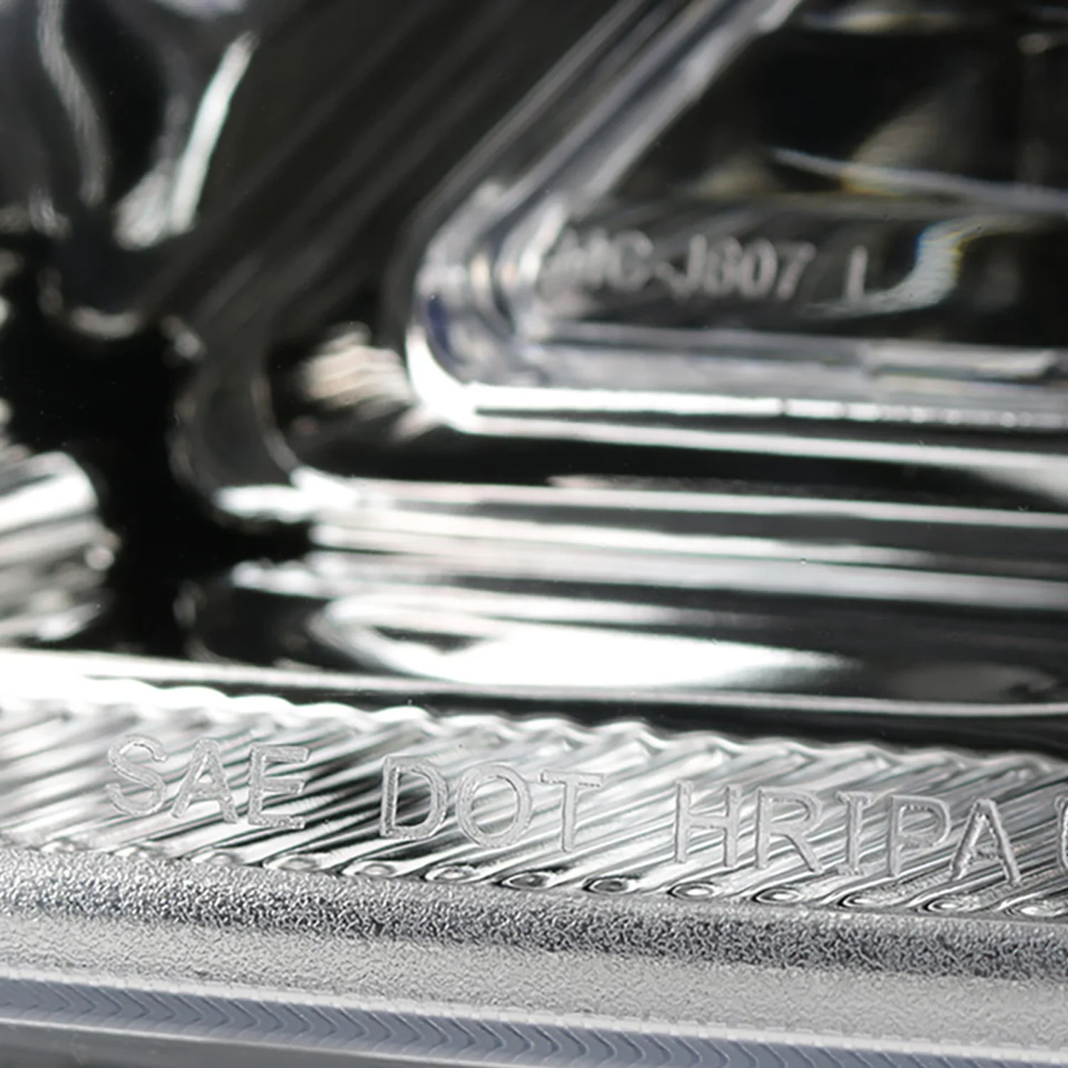 2007-2011 Honda CRV LED Bar Projector Headlights Chrome Housing/Clear Lens - Image 6