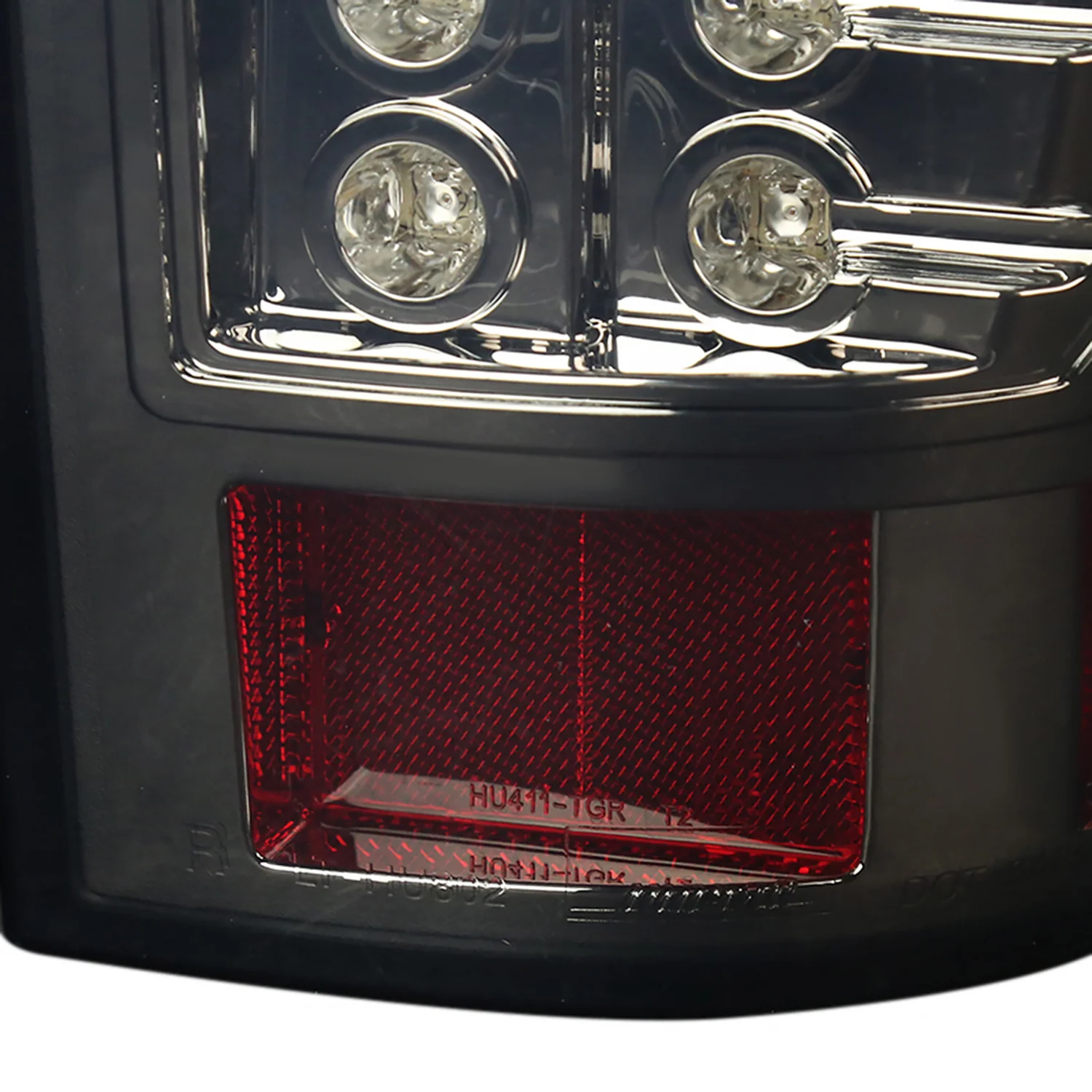 2007-2012 Chevrolet Avalanche LED Tail Lights Chrome Housing/Smoke Lens - Image 6