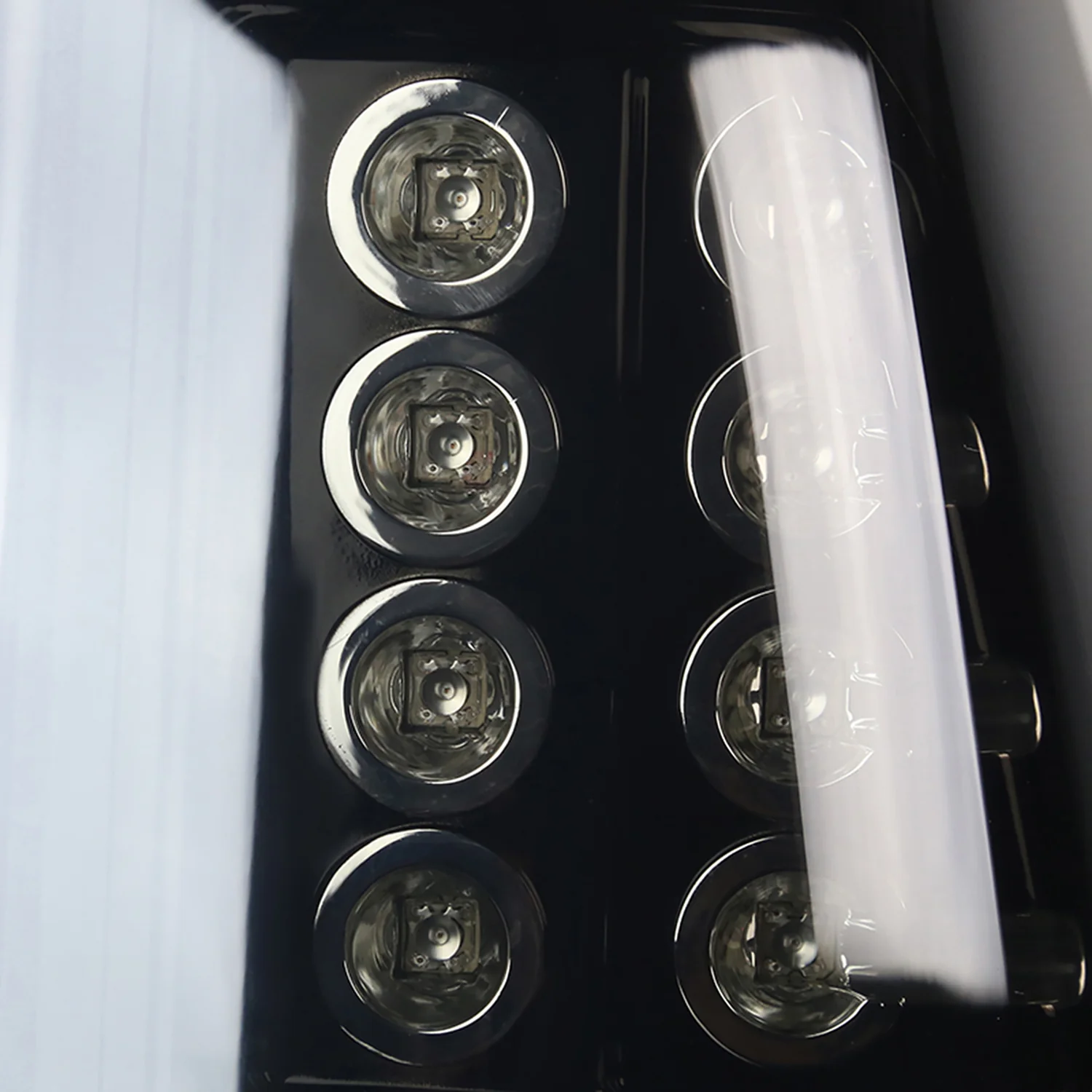 2007-2012 Chevy Avalanche LED Tail Lights Glossy Black Housing/Smoke Lens - Image 3