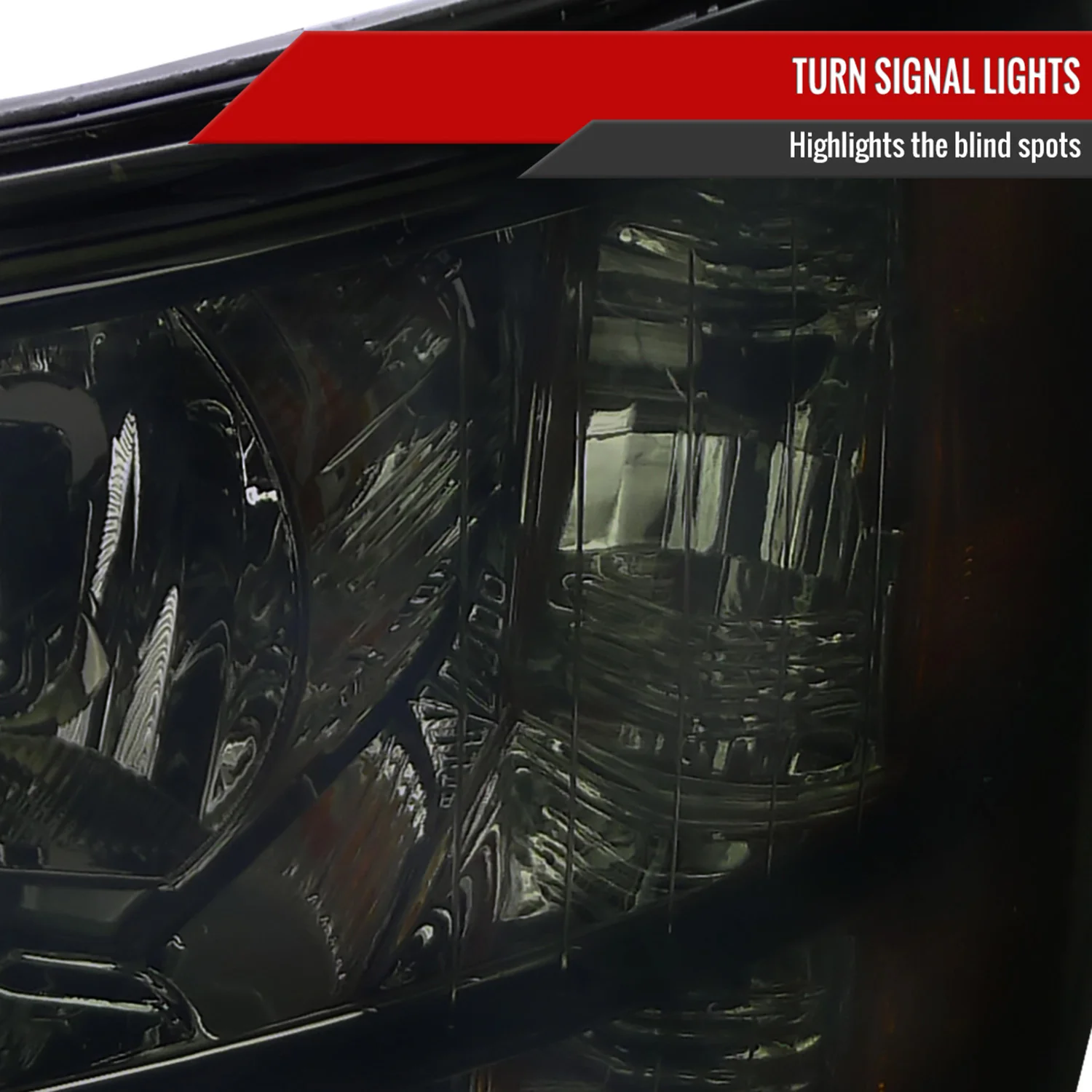 2007-2013 Chevy Silverado 1500/ 2500HD 3500HD Factory Headlights Smoke/Chrome - Image 5