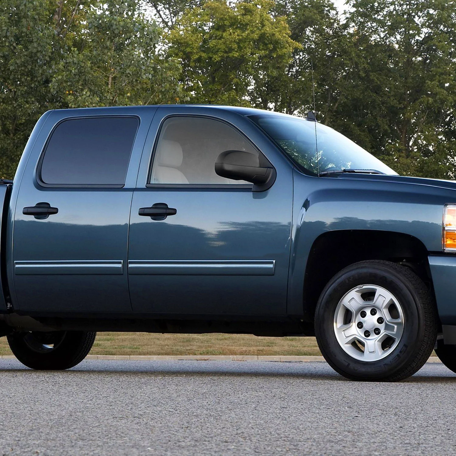 2007-2013 Chevy Silverado /Sierra Auto-Fold&Heated Side Mirror Passenger Black - Image 9