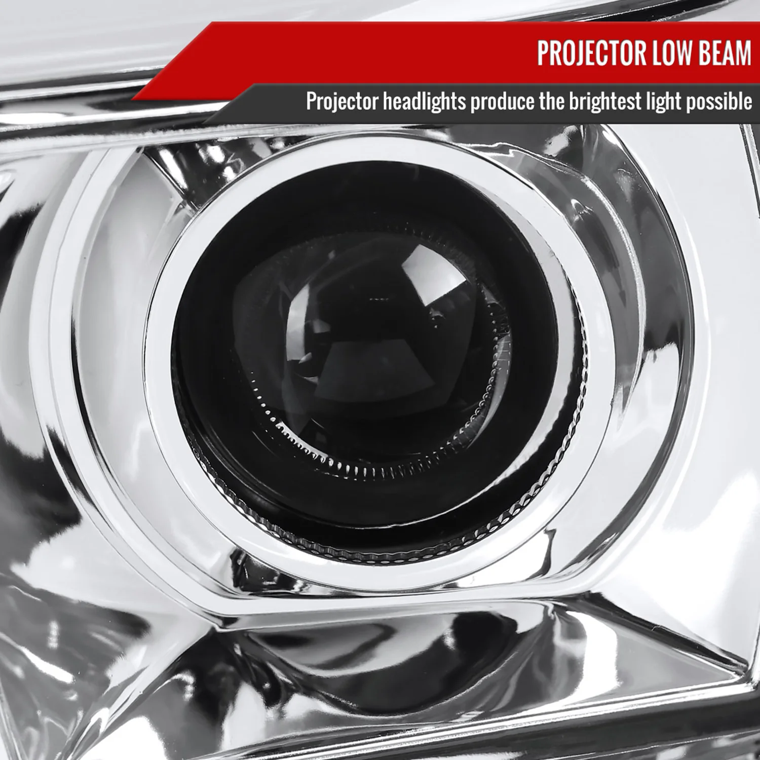 2007-2013 GMC Sierra 1500 1500HD 2500HD 3500HD LED C-Bar Headlights Chrome - Image 3