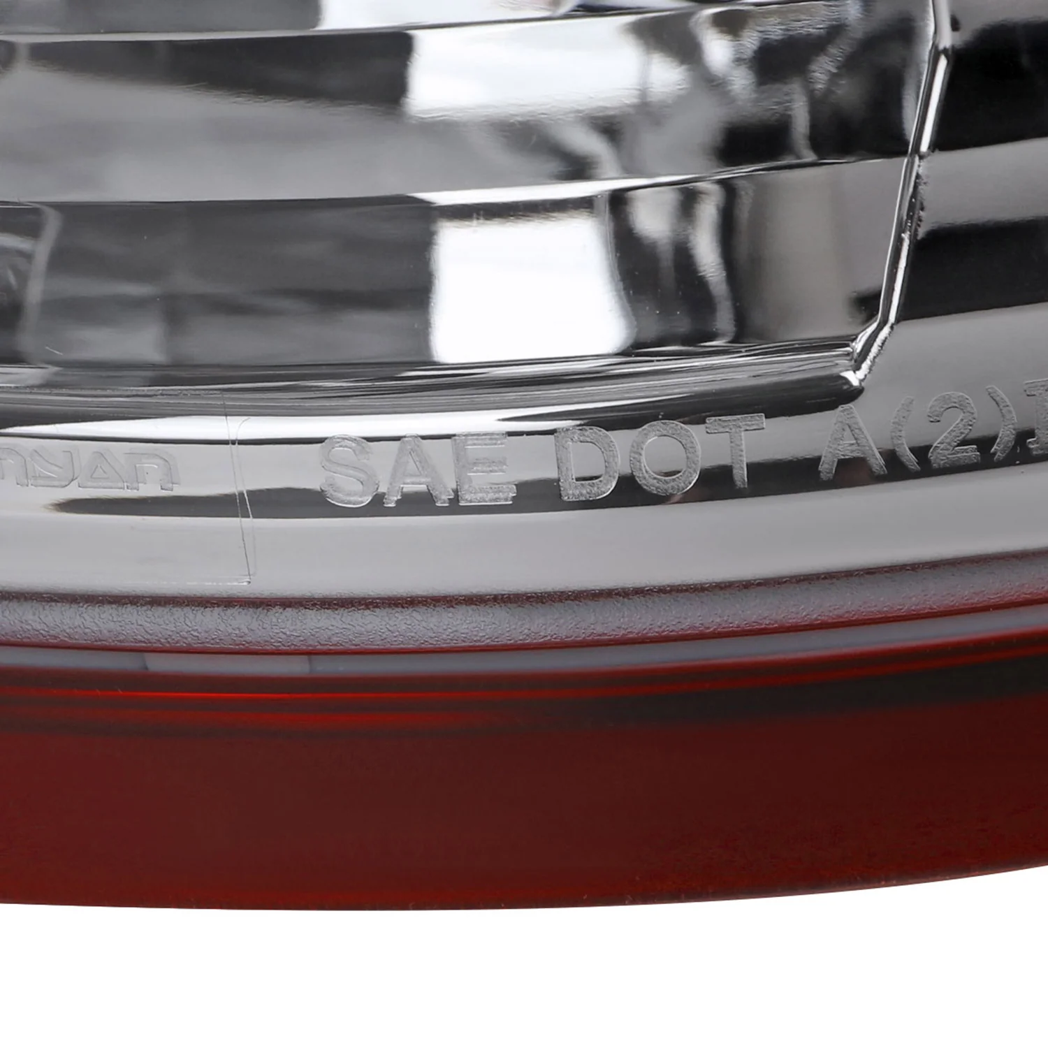 2007-2013 GMC Sierra 1500 2500HD 3500HD C-Bar LED Tail Lights Chrome/Red Clear - Image 6