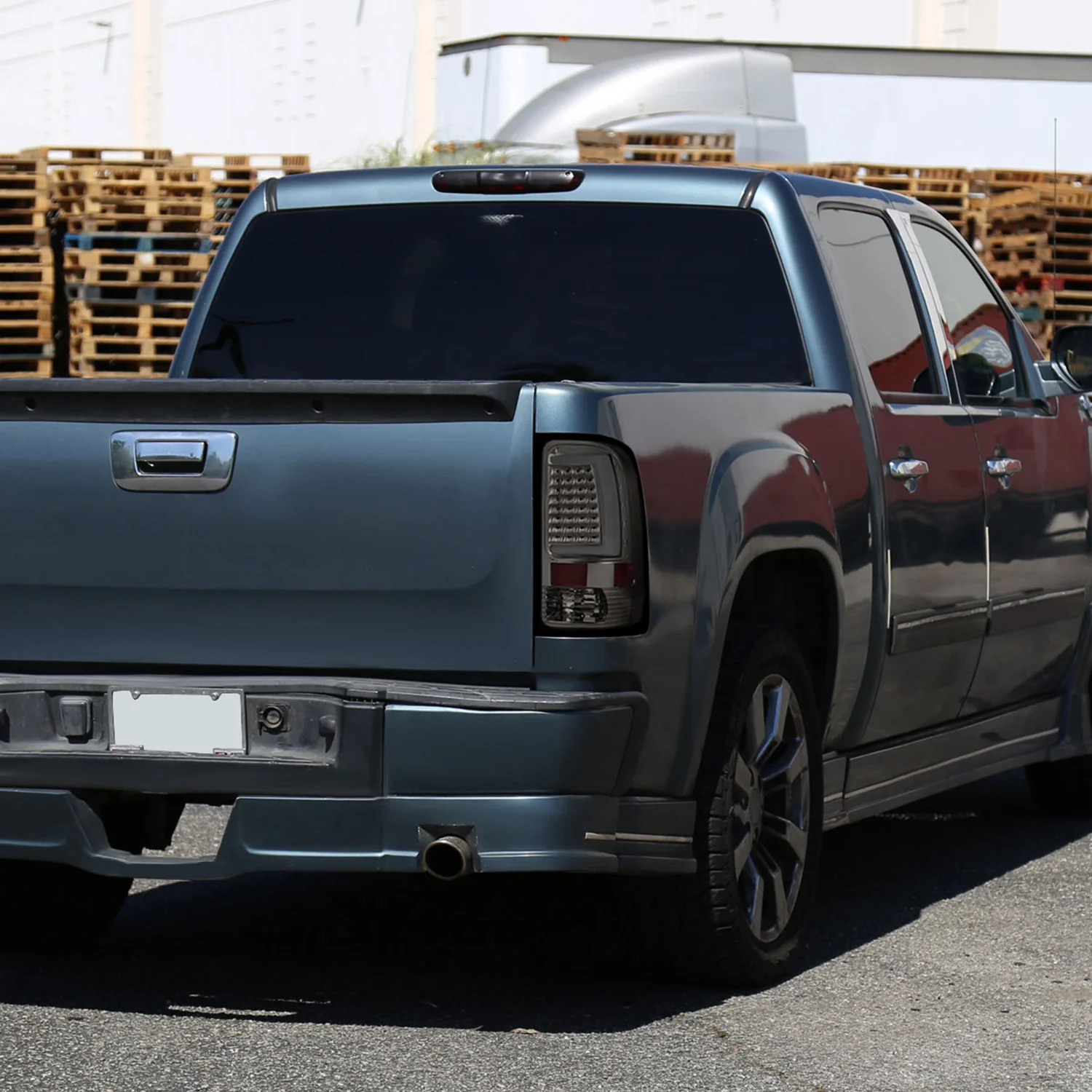 2007-2013 GMC Sierra 1500 2500HD 3500HD C-Bar LED Tail Lights Chrome/Smoke - Image 10