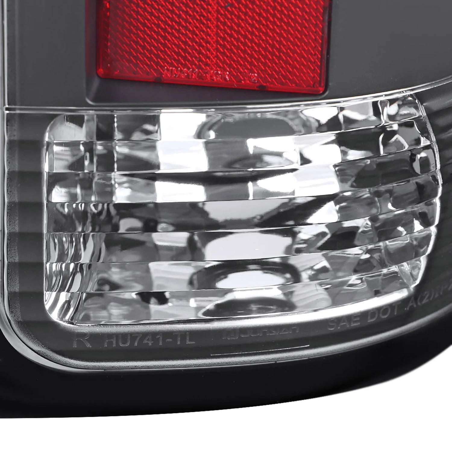 2007-2013 GMC Sierra 1500 2500HD 3500HD C-Bar LED Tail Lights Matt Black - Image 5