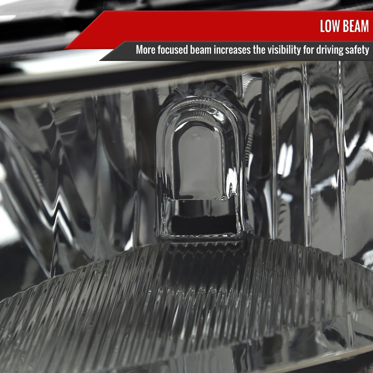 2007-2013 GMC Sierra 1500/ 2500HD 3500HD Factory Headlights Chrome/Light Smoke - Image 3