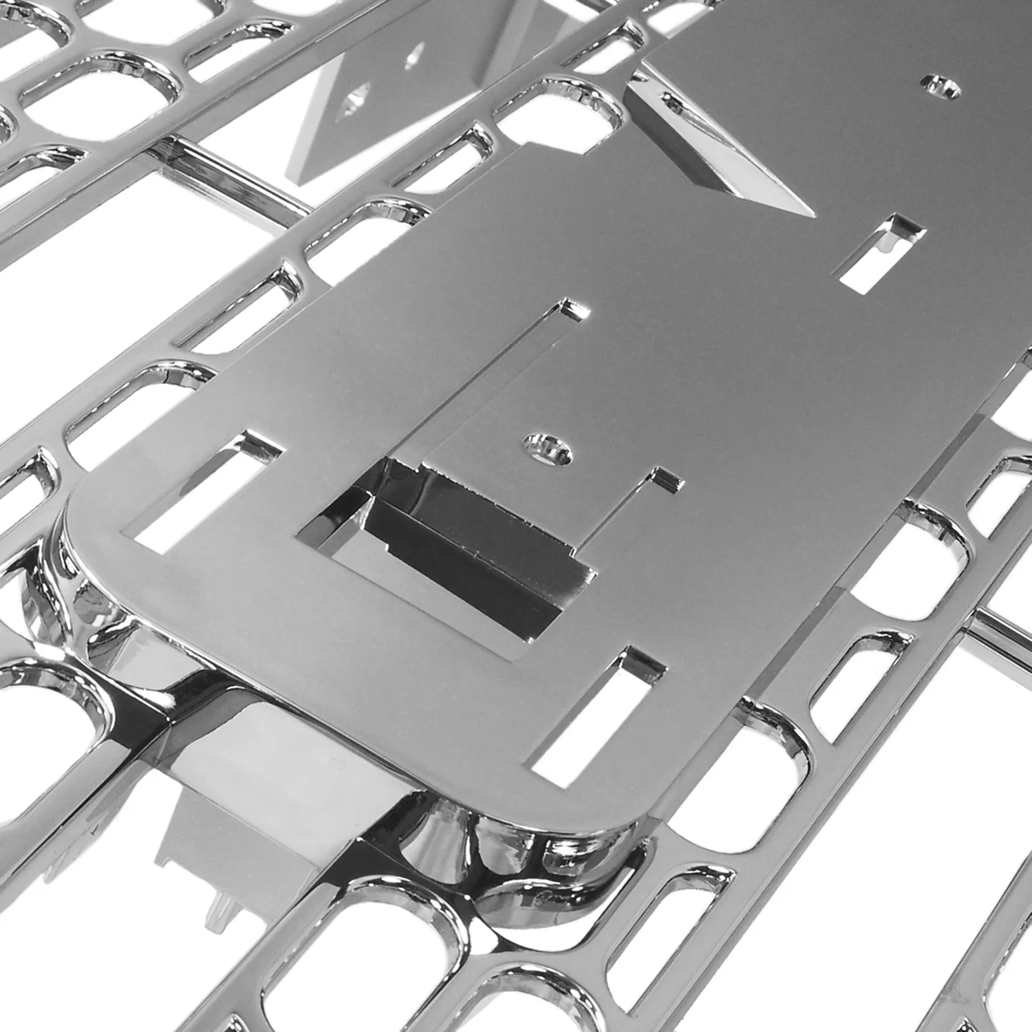 2007-2013 GMC Sierra 1500 Chrome ABS Mesh Grille - Image 4