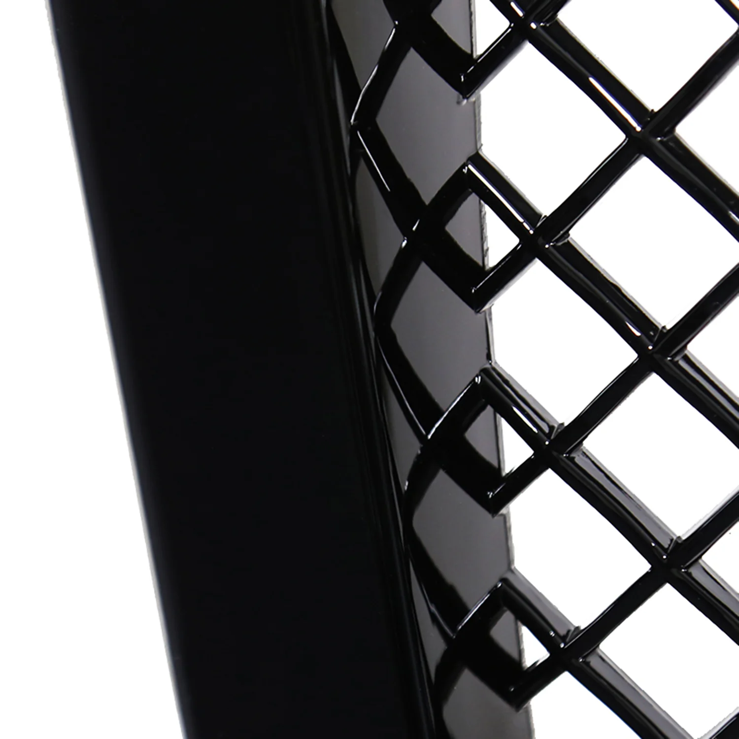 2007-2013 GMC Sierra 1500 Light Duty Glossy Black ABS Honeycomb Mesh Grille - Image 3