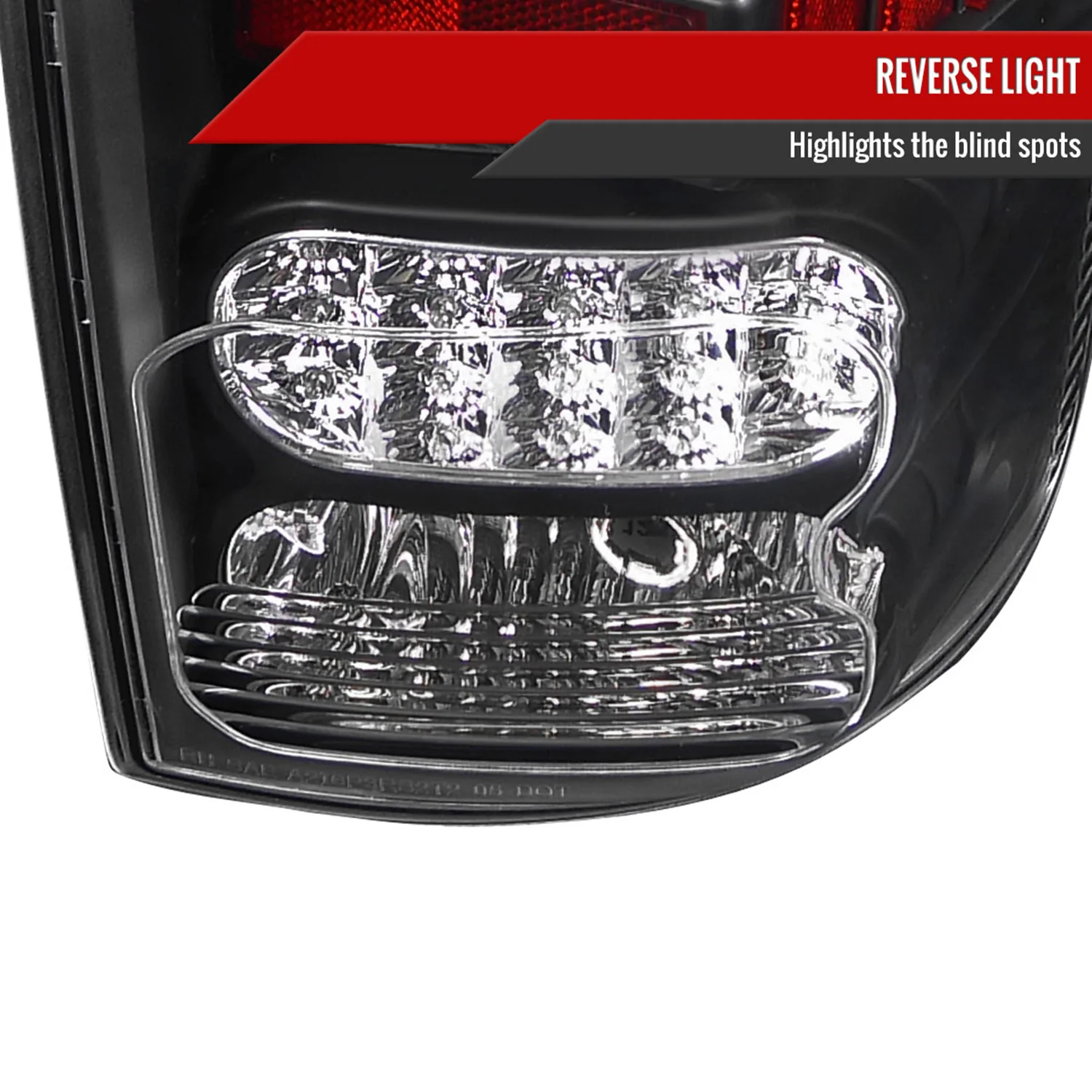 2007-2013 Toyota Tundra LED Tail Lights Matte Black Housing/Clear Lens - Image 5