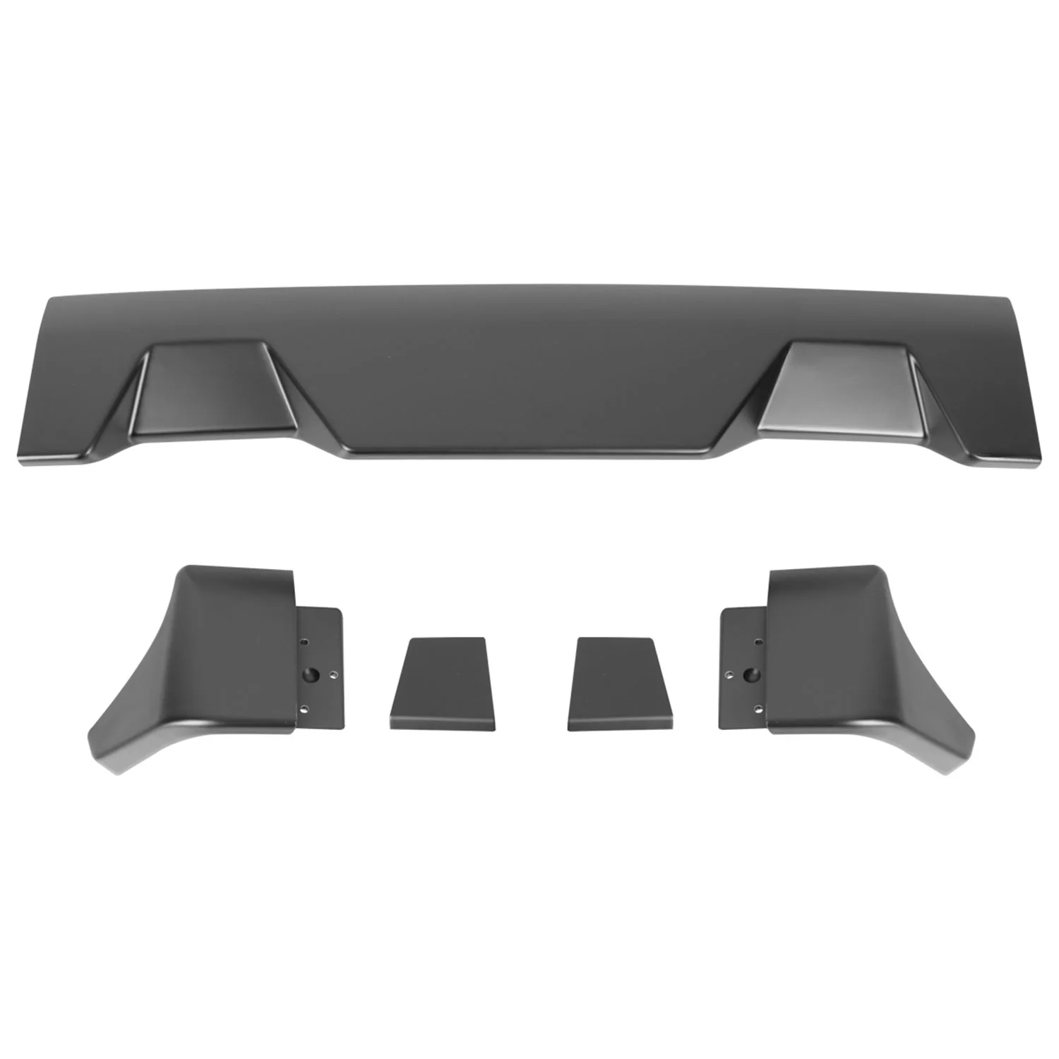 2007-2013 Toyota Tundra Rear Roof Matte Black Truck Spoiler Wing Kit - Image 3