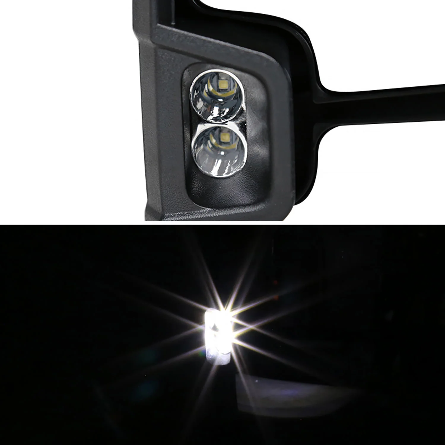 2007-2014 Chevy Silverado/Suburban/ Sierra/Yukon Heated Towing Mirrors Smoke - Image 3