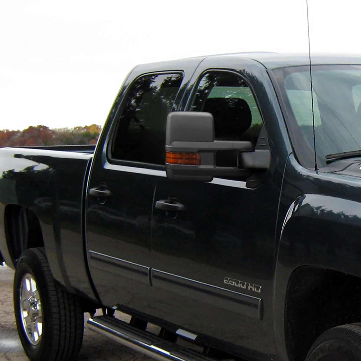 2007-2014 Chevy Silverado/Suburban/Sierra/Yukon/XL Heated Towing Mirrors Amber - Image 10