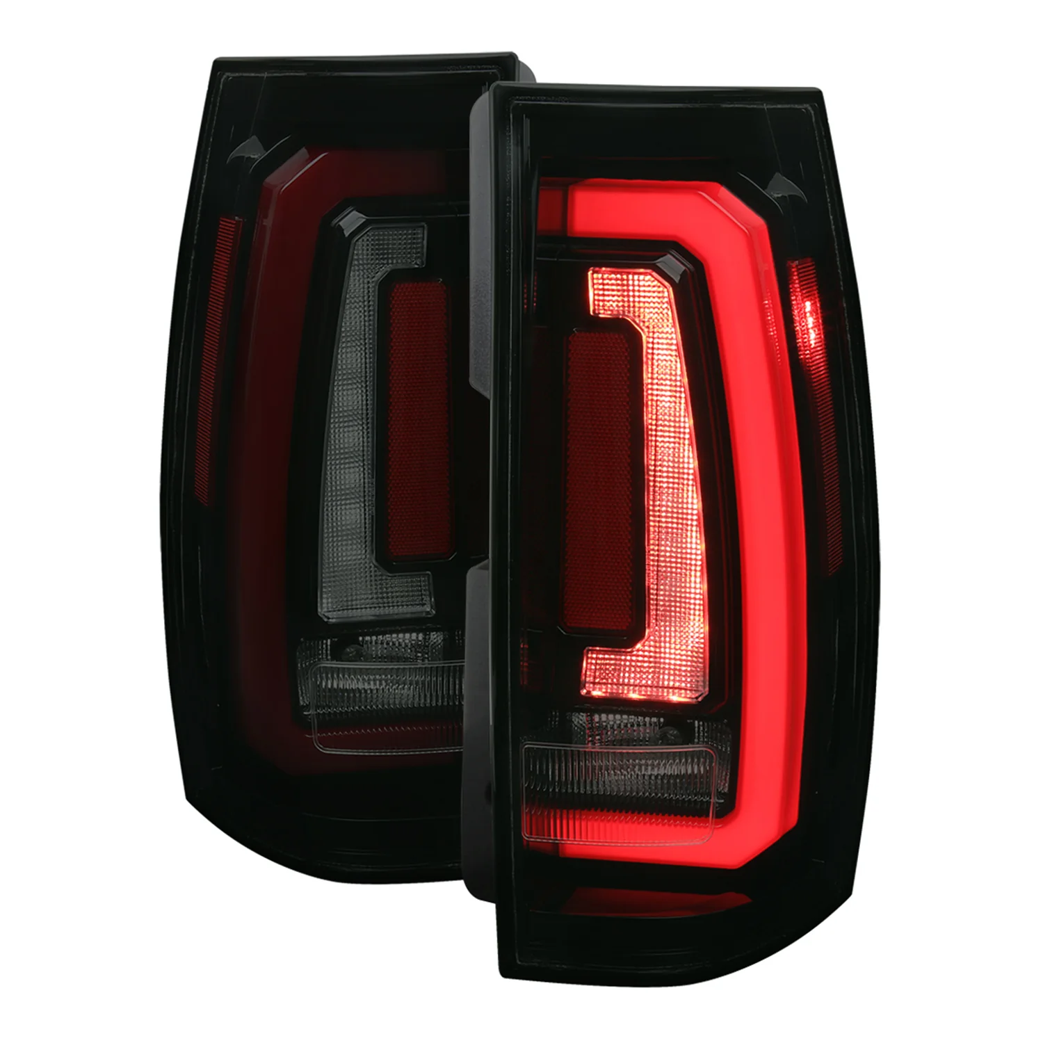 2007-2014 Chevy Tahoe/Suburban/Yukon/Denali LED Signal Tail Lights Black