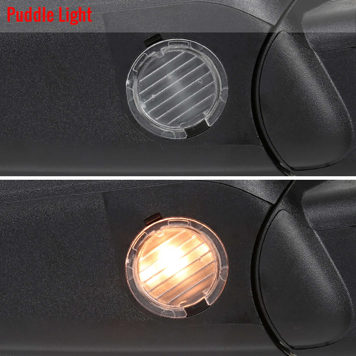 2007-2014 Ford F150 Black Heated Side Mirror &Amber Signal Puddle Light Driver - Image 5