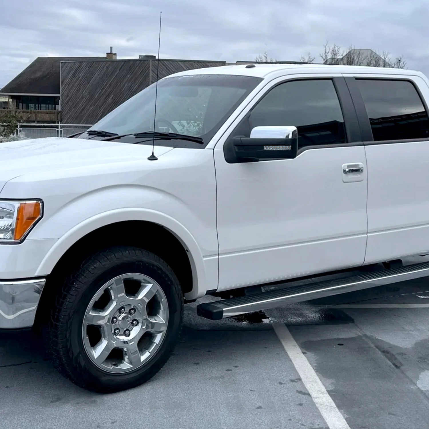 2007-2014 Ford F150 Chrome Heated Side Mirrors LED Turn Signal & Puddle Light - Image 10
