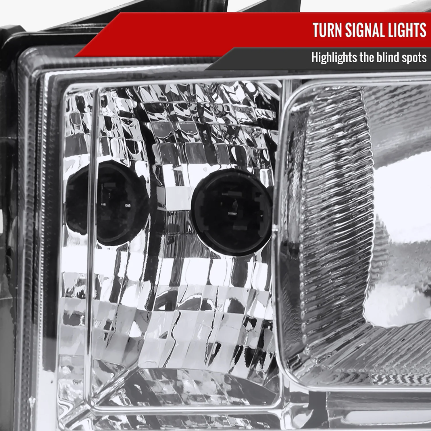 2007-2014 GMC Sierra Factory Style Headlights Chrome Housing/Clear Lens - Image 5
