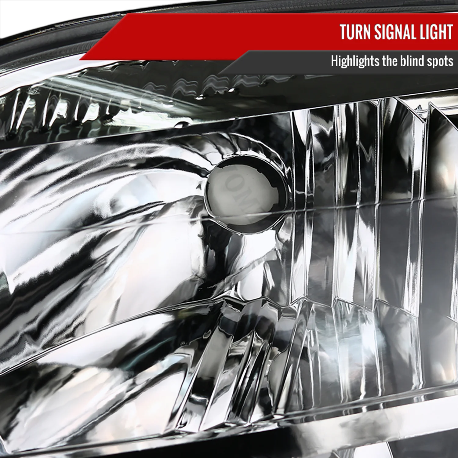 2007-2014 GMC Yukon/Yukon XL 1500/2500 Projector Headlights Chrome/Clear Lens - Image 6