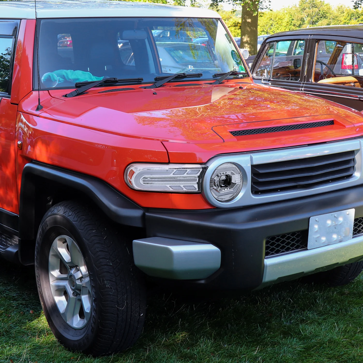2007-2014 Toyota FJ Cruiser Signal Animated LED Projector Headlights Chrome - Image 9